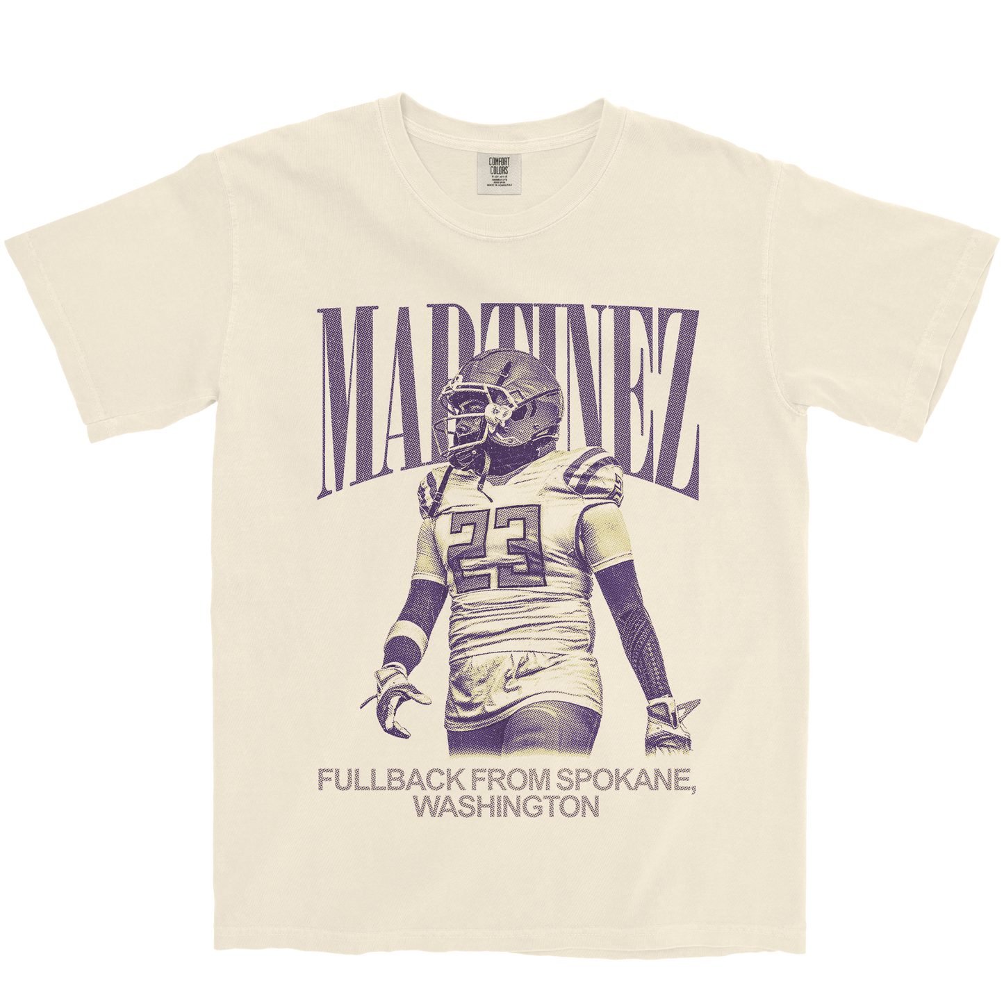 FA'ASESE MARTINEZ VINTAGE IVORY TEE