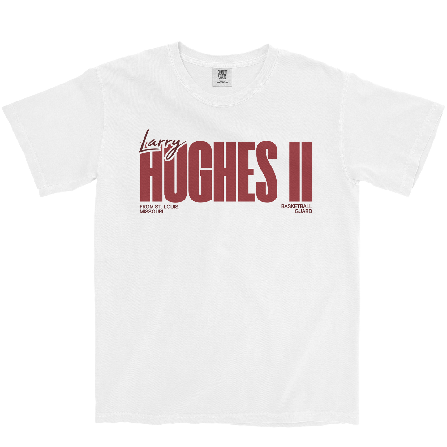 LARRY HUGHES II CLASSIC WHITE TEE