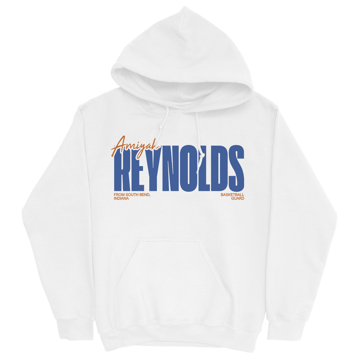 AMIYAH REYNOLDS CLASSIC WHITE HOODIE