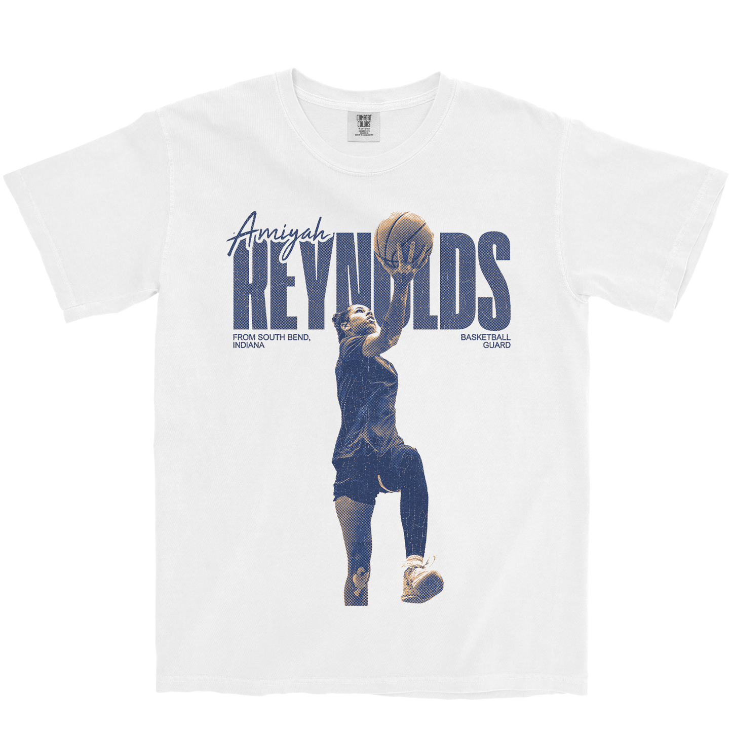 AMIYAH REYNOLDS VINTAGE WHITE TEE
