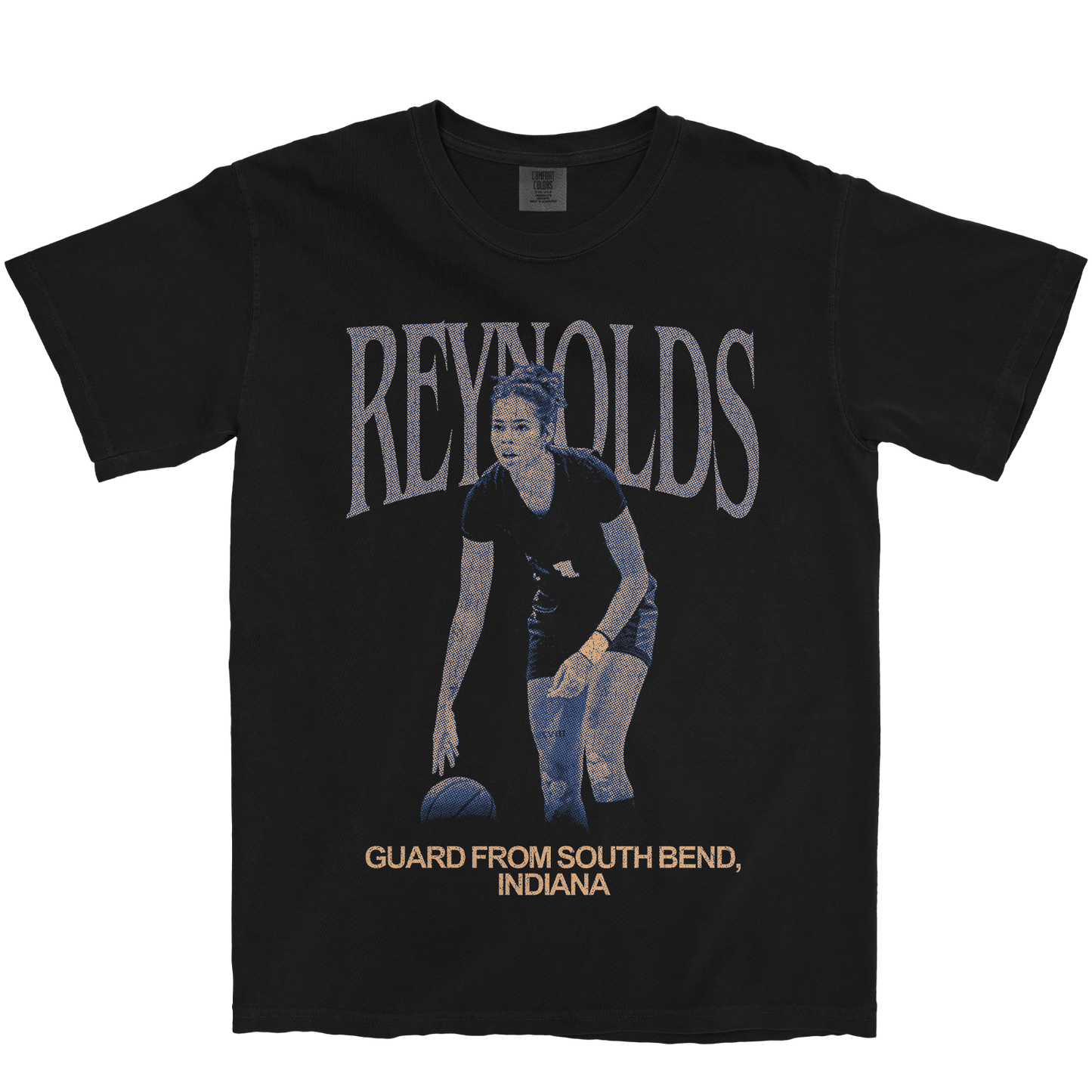 AMIYAH REYNOLDS VINTAGE BLACK TEE
