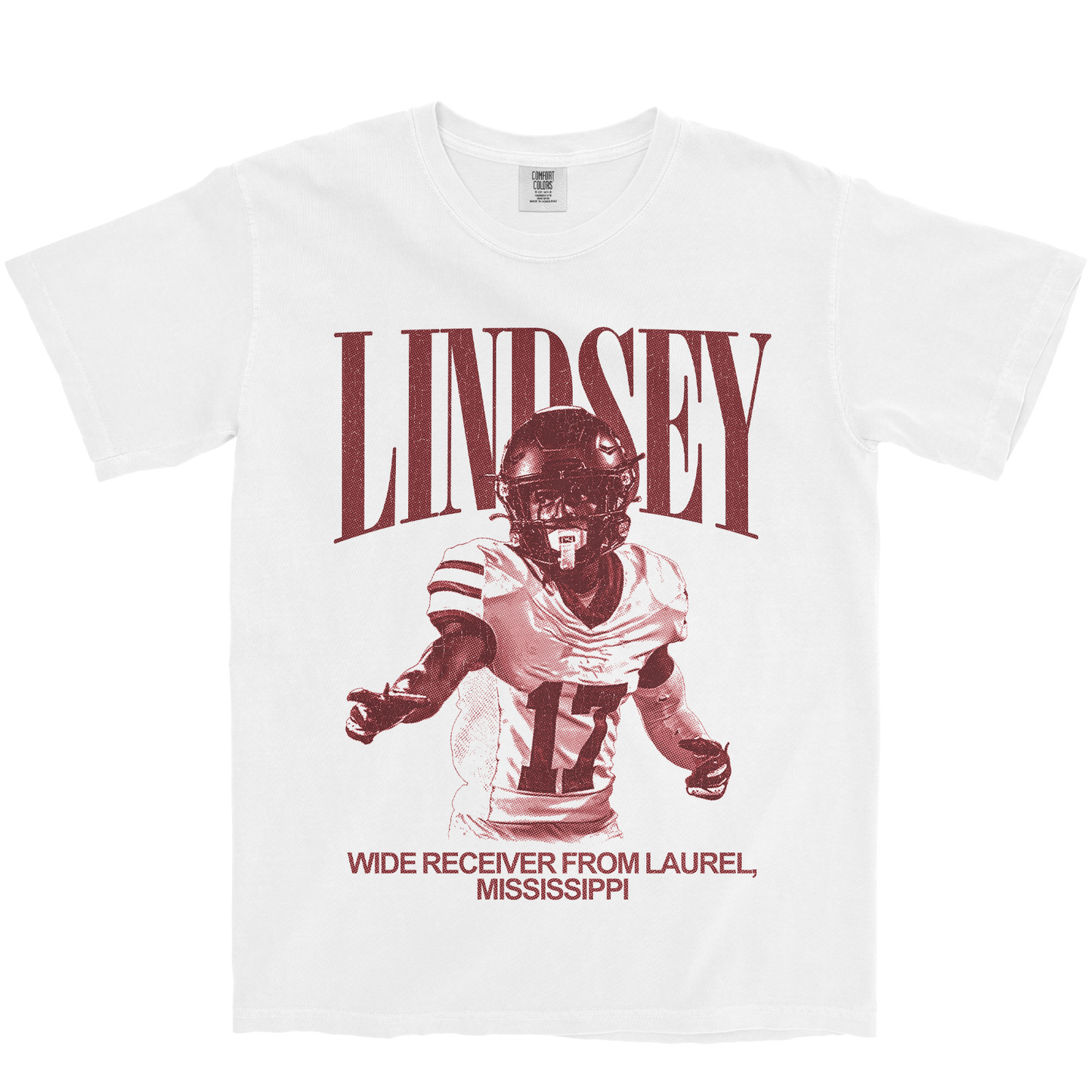 MARLON LINDSEY JR. VINTAGE WHITE TEE