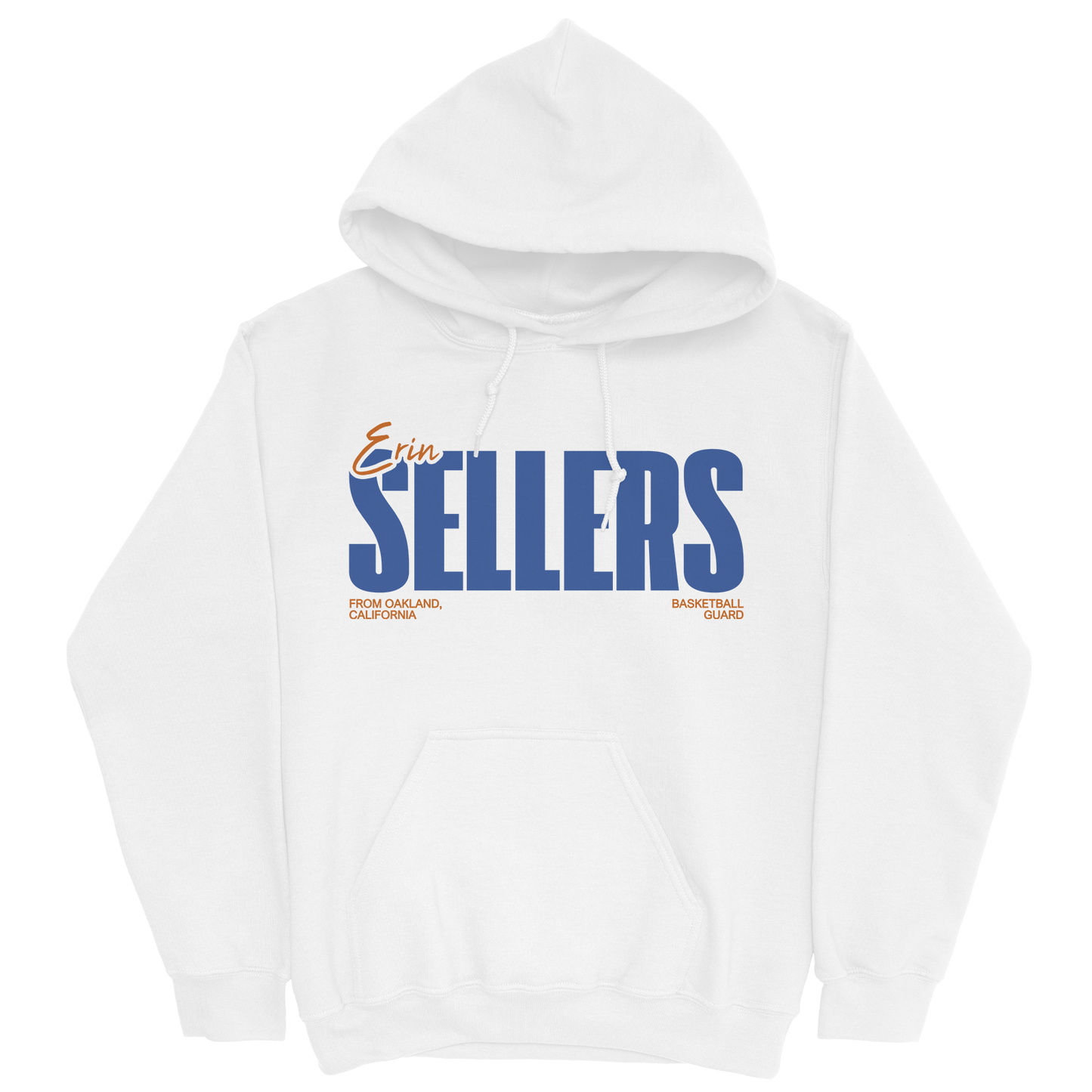 ERIN SELLERS CLASSIC WHITE HOODIE
