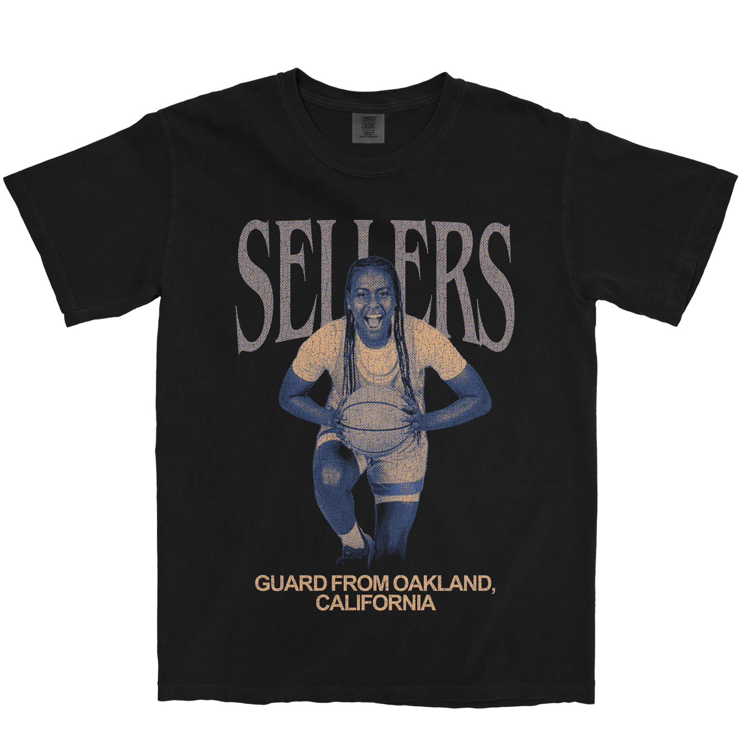 ERIN SELLERS VINTAGE BLACK TEE
