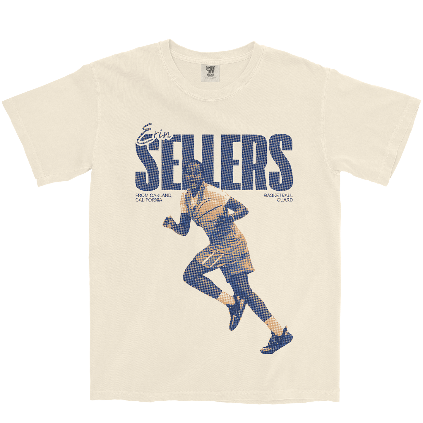 ERIN SELLERS VINTAGE IVORY TEE