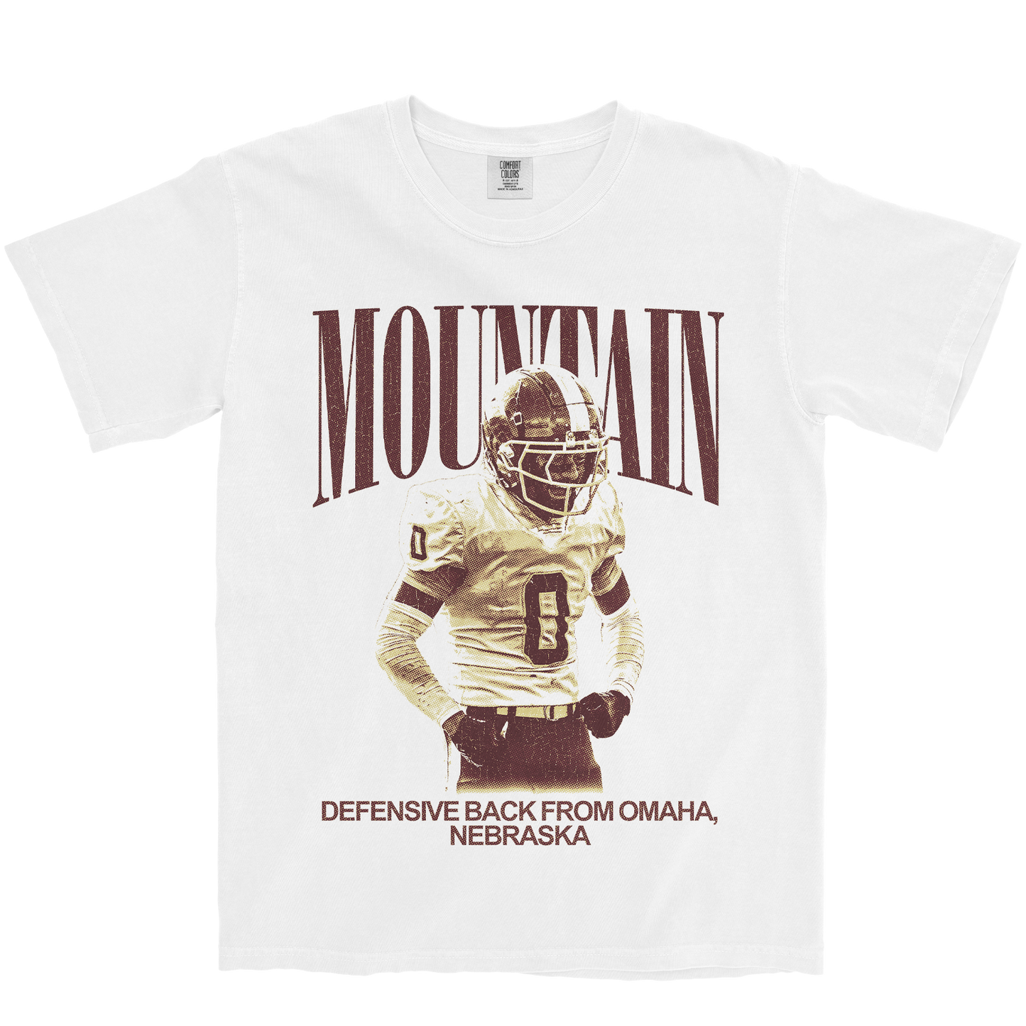 KEGAN MOUNTAIN VINTAGE WHITE TEE