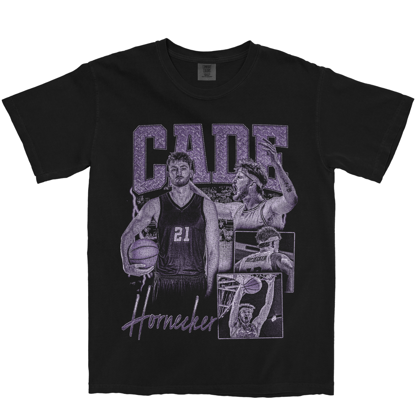 CADE HORNECKER GRAPHIC BLACK TEE