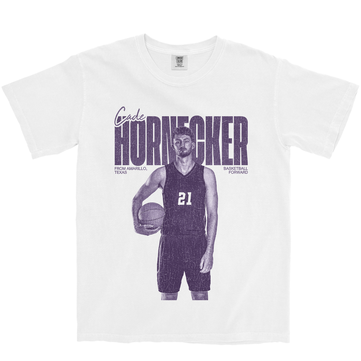 CADE HORNECKER VINTAGE WHITE TEE