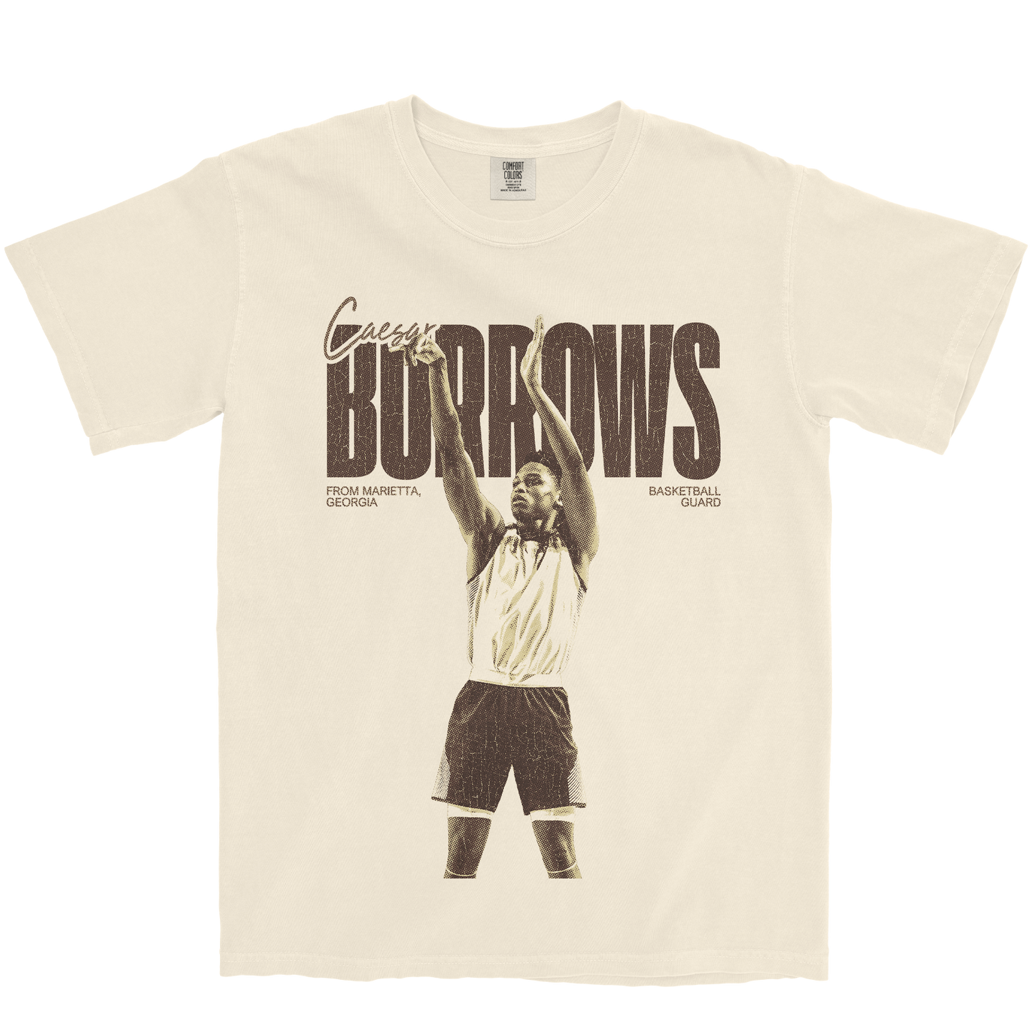 CAESAR BURROWS VINTAGE IVORY TEE