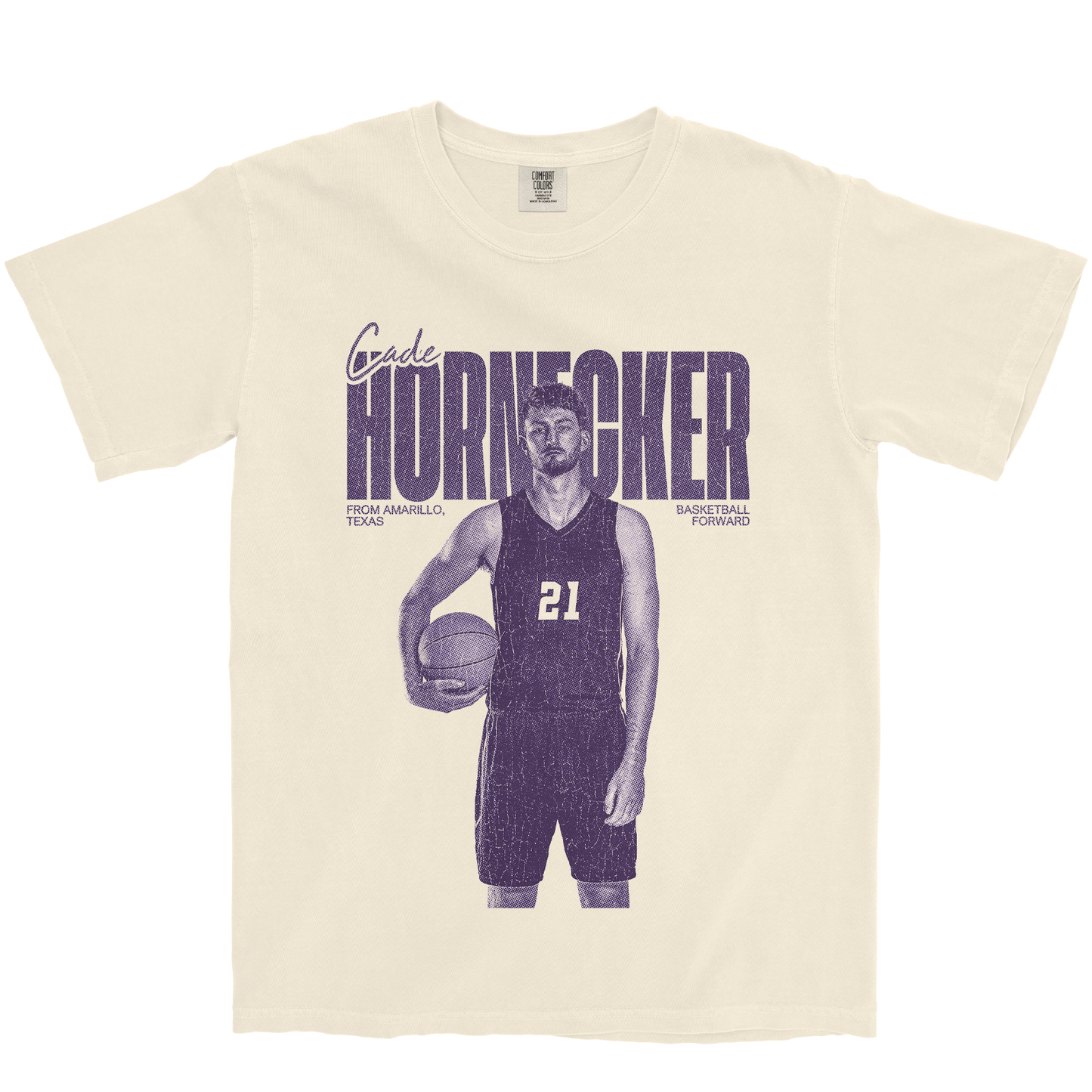 CADE HORNECKER VINTAGE IVORY TEE