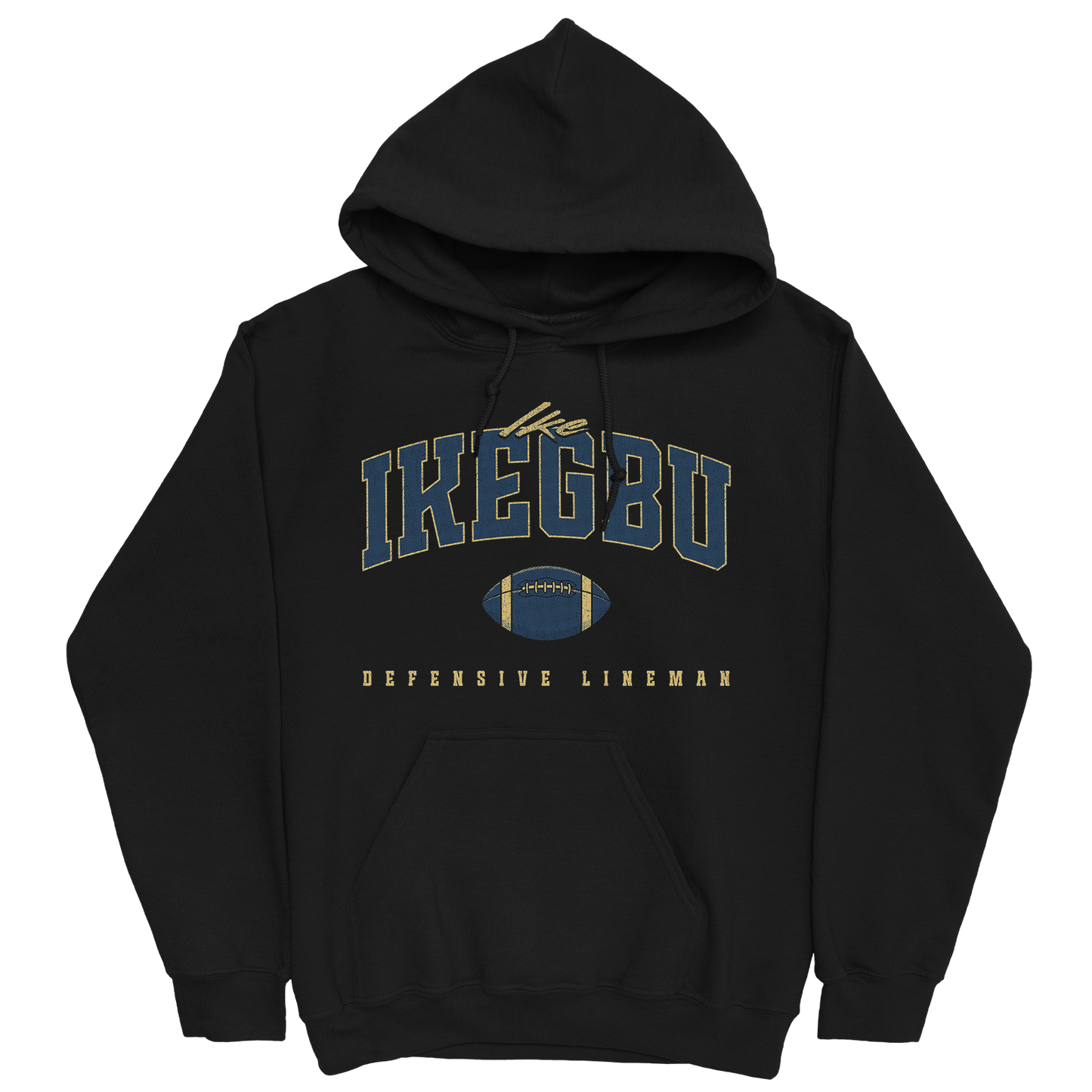 IKE IKEGBU FOOTBALL BLACK HOODIE