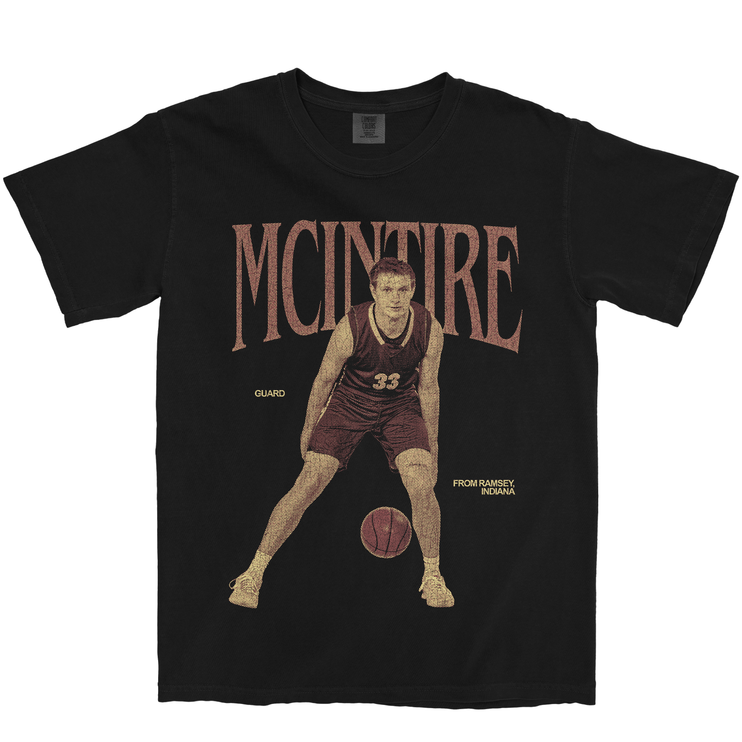 LOGAN MCINTIRE VINTAGE BLACK TEE
