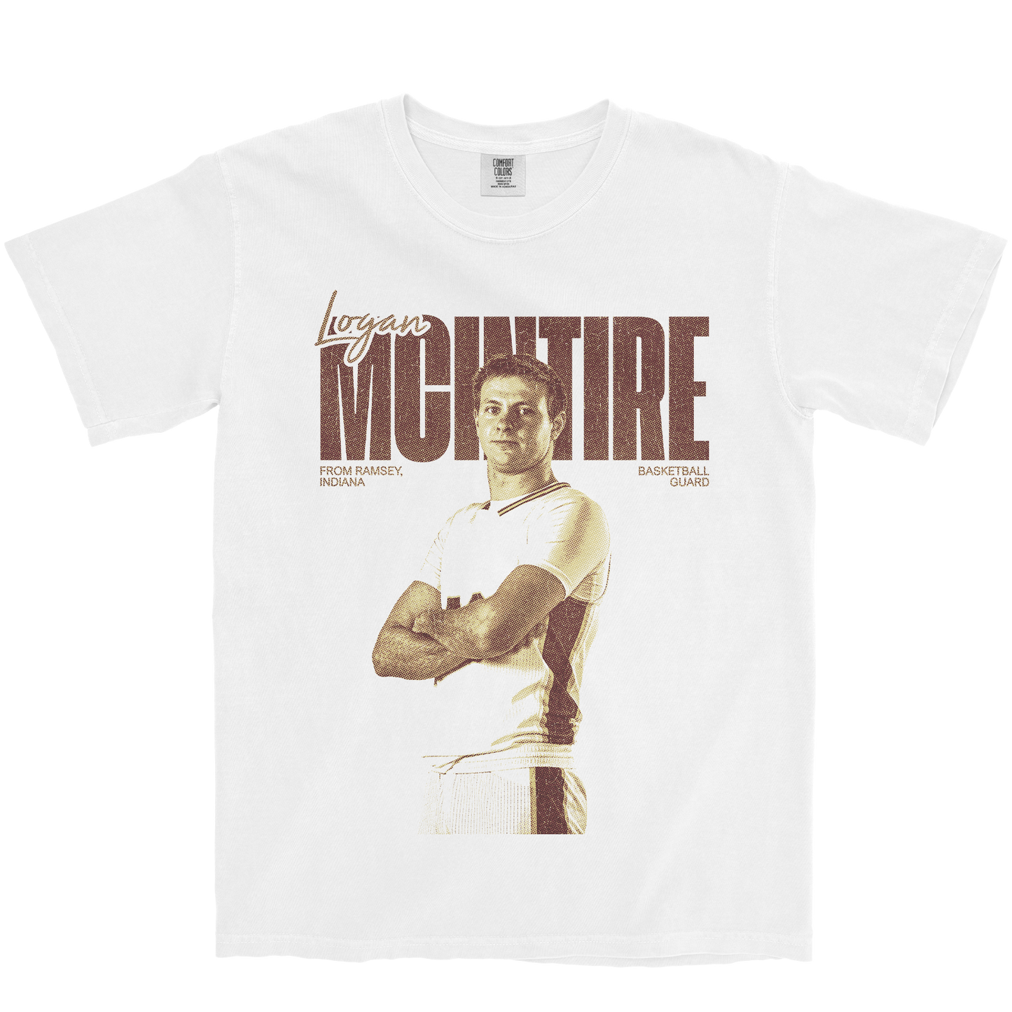 LOGAN MCINTIRE VINTAGE WHITE TEE