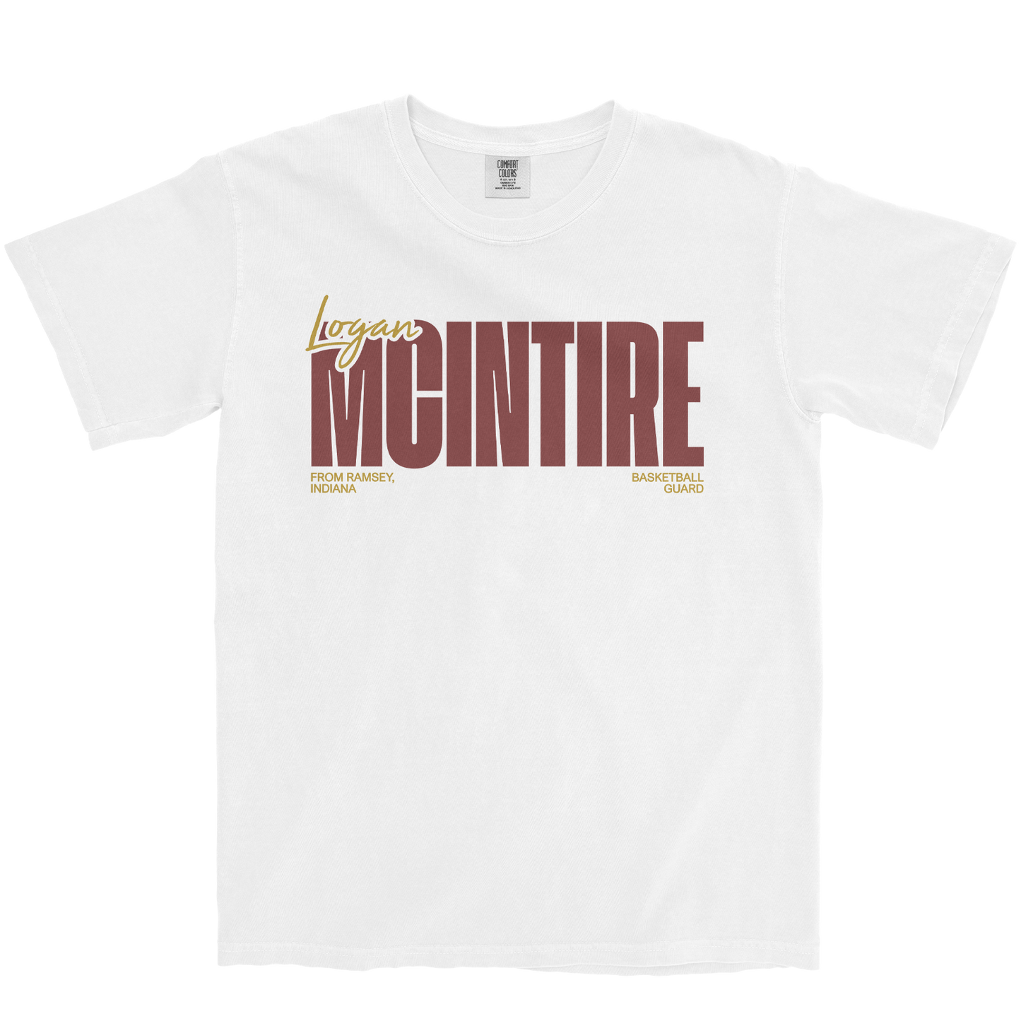 LOGAN MCINTIRE CLASSIC WHITE TEE