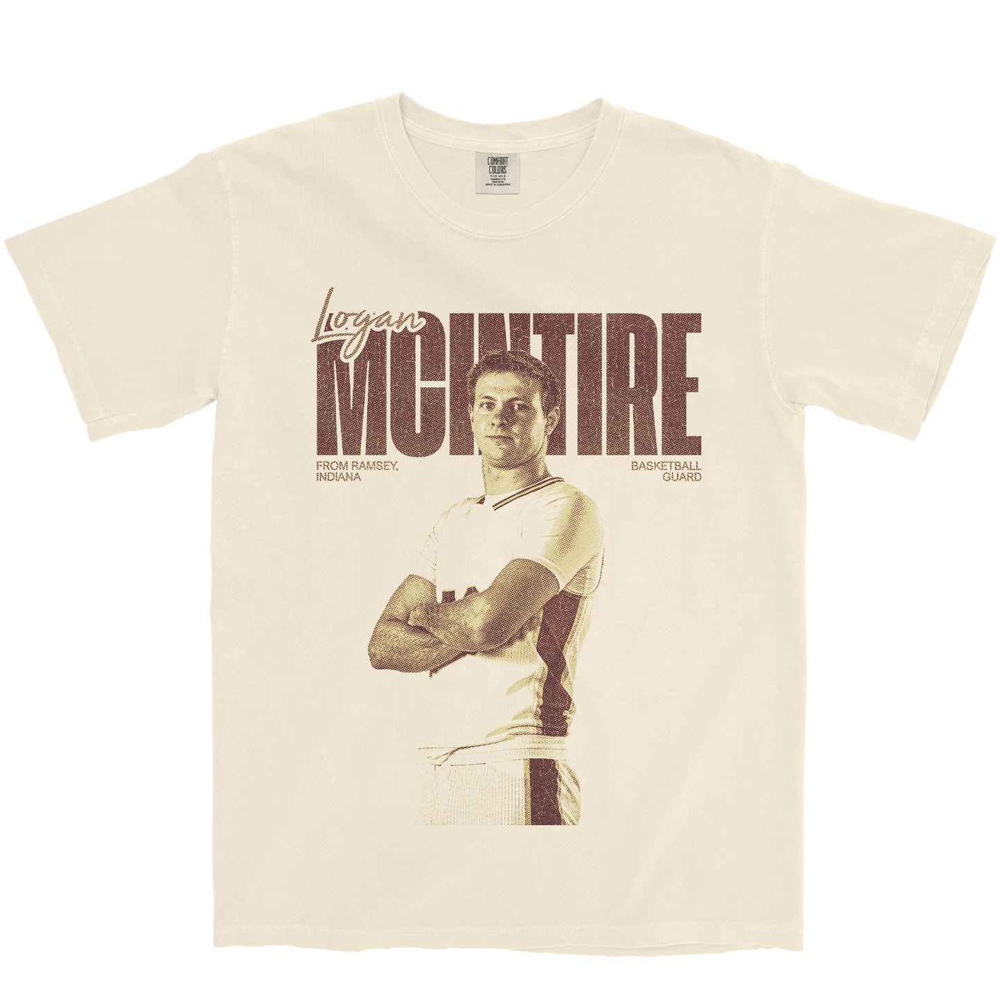 LOGAN MCINTIRE VINTAGE IVORY TEE