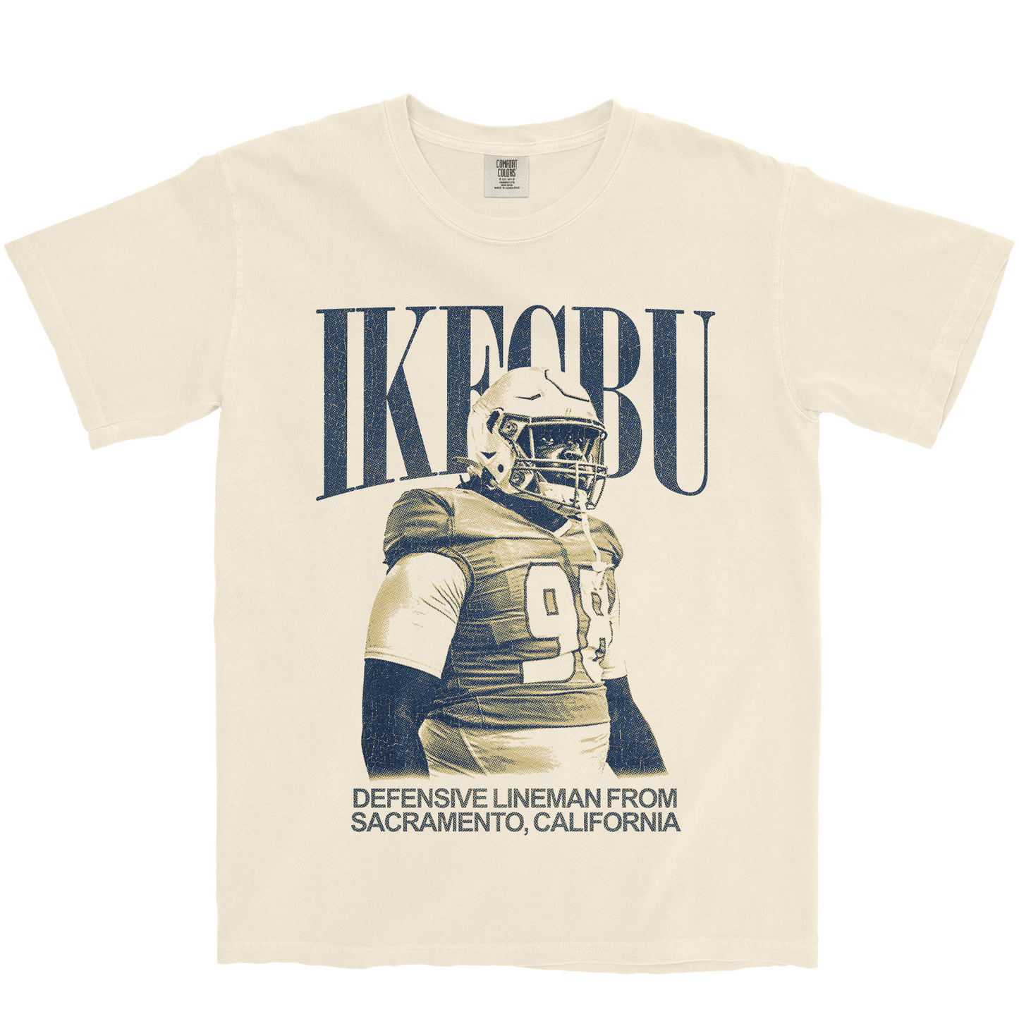 IKE IKEGBU VINTAGE IVORY TEE
