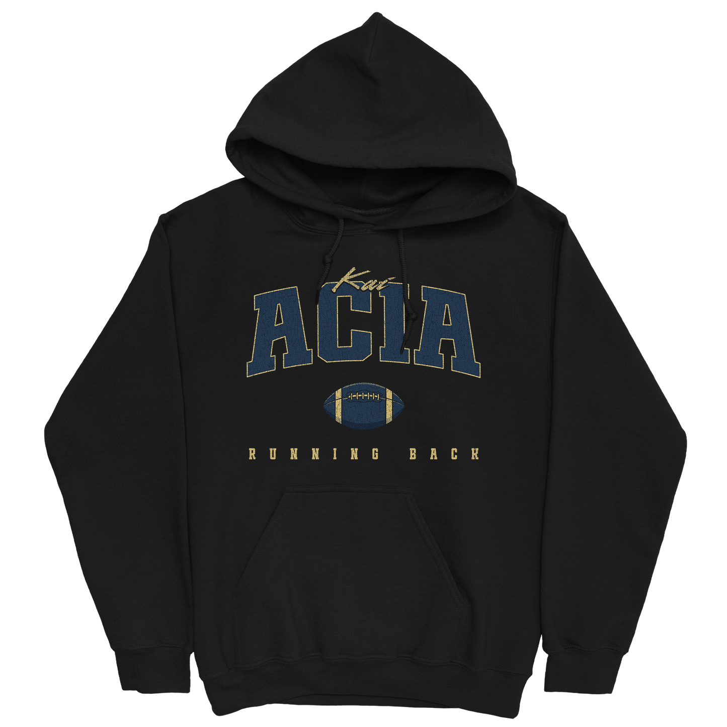 KAI ACIA FOOTBALL BLACK HOODIE