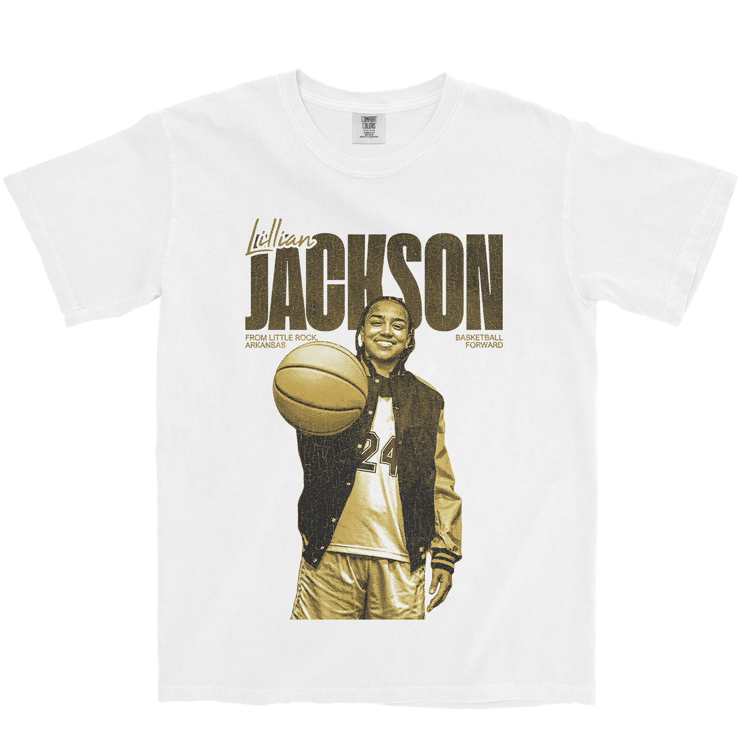 LILLIAN JACKSON VINTAGE WHITE TEE