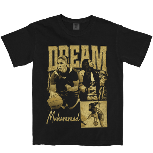 DREAM MUHAMMAD GRAPHIC BLACK TEE