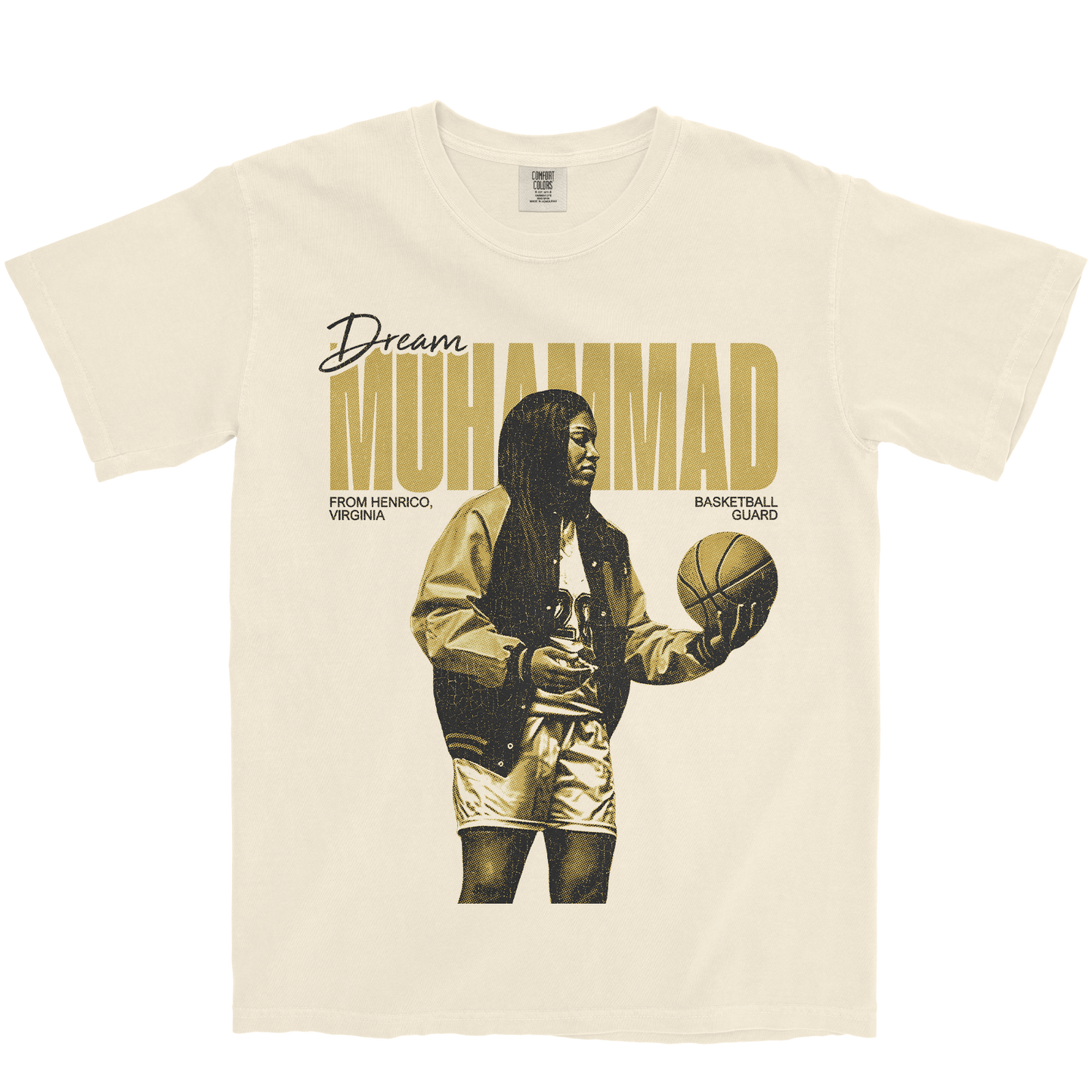 DREAM MUHAMMAD VINTAGE BLACK TEE