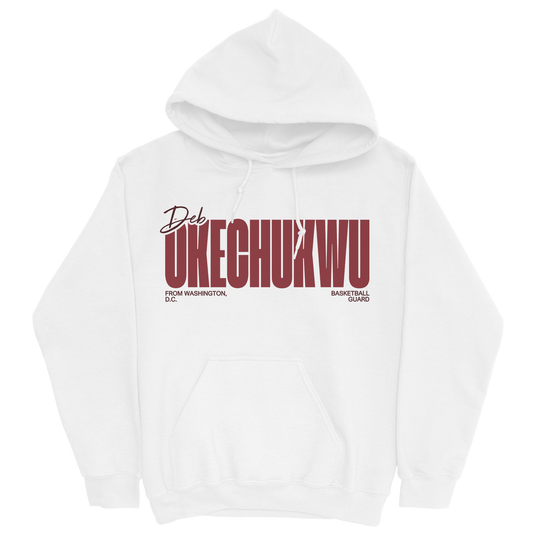 DEB OKECHUKWU CLASSIC WHITE HOODIE