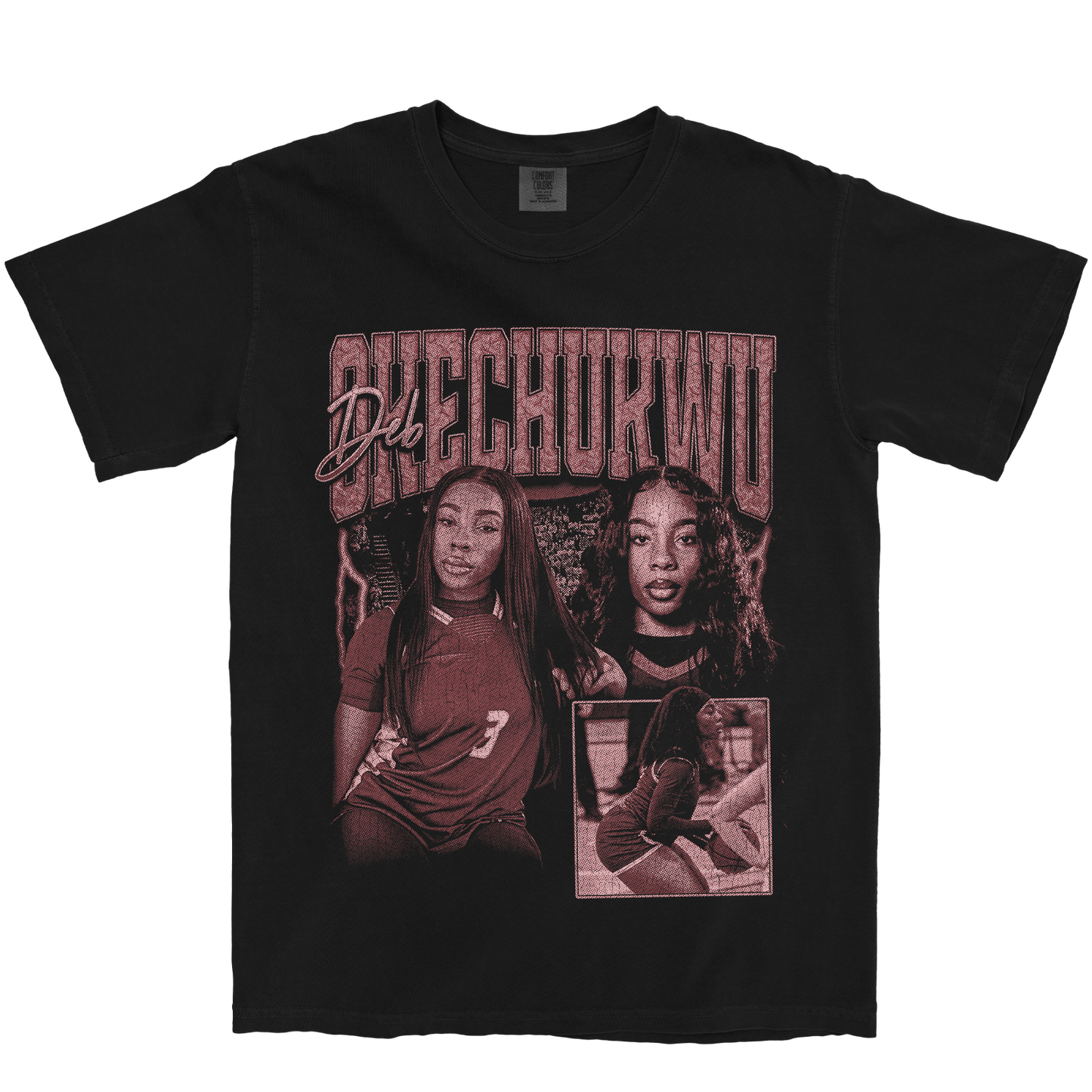 DEB OKECHUKWU GRAPHIC BLACK TEE