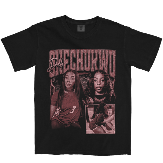 DEB OKECHUKWU GRAPHIC BLACK TEE