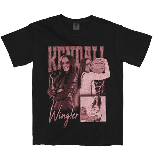 KENDALL WINGLER GRAPHIC BLACK TEE