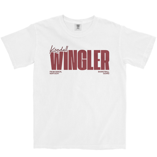 KENDALL WINGLER CLASSIC WHITE TEE
