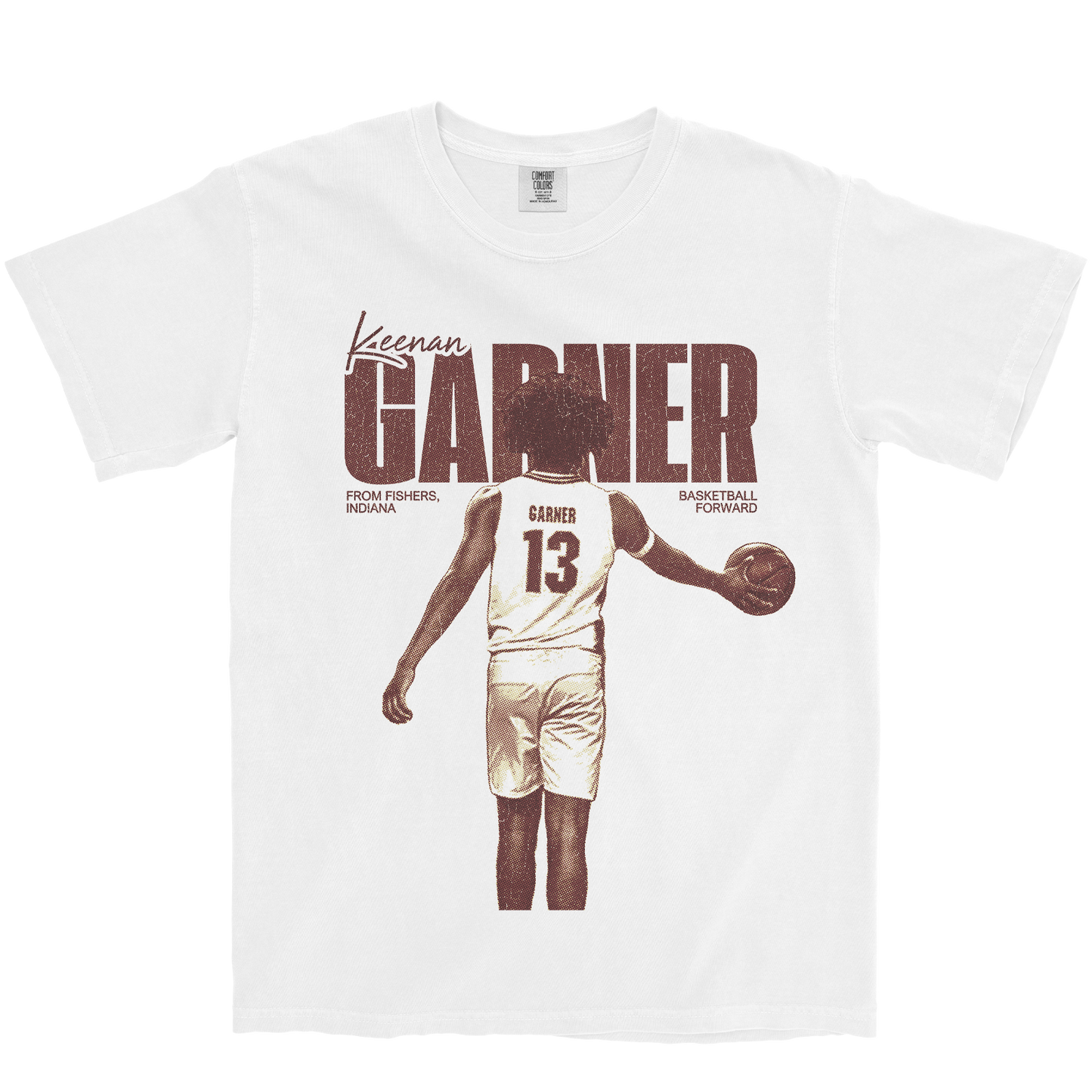 KEENAN GARNER VINTAGE WHITE TEE