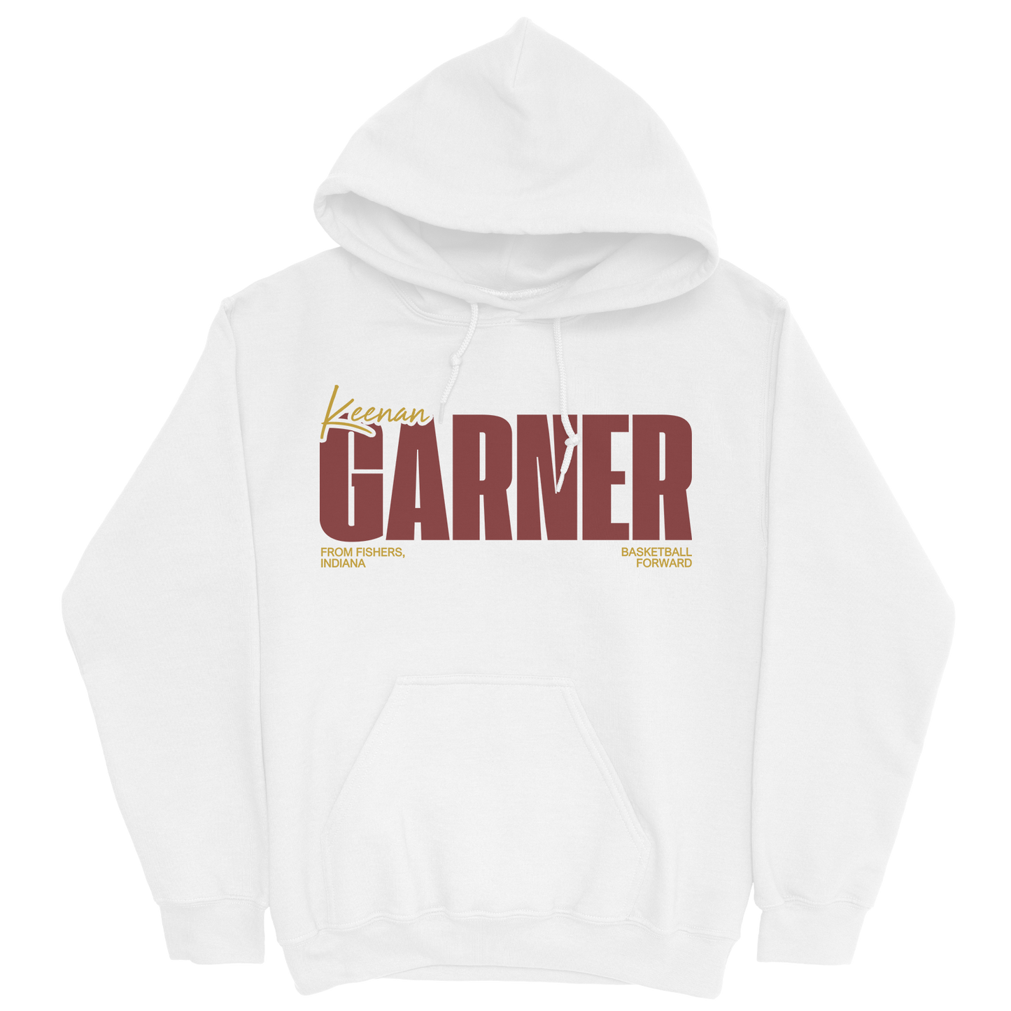 KEENAN GARNER CLASSIC WHITE HOODIE