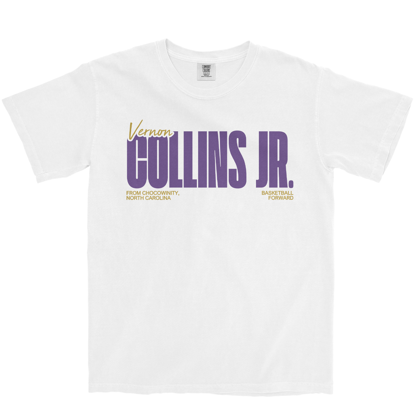 VERNON COLLINS JR. CLASSIC WHITE TEE