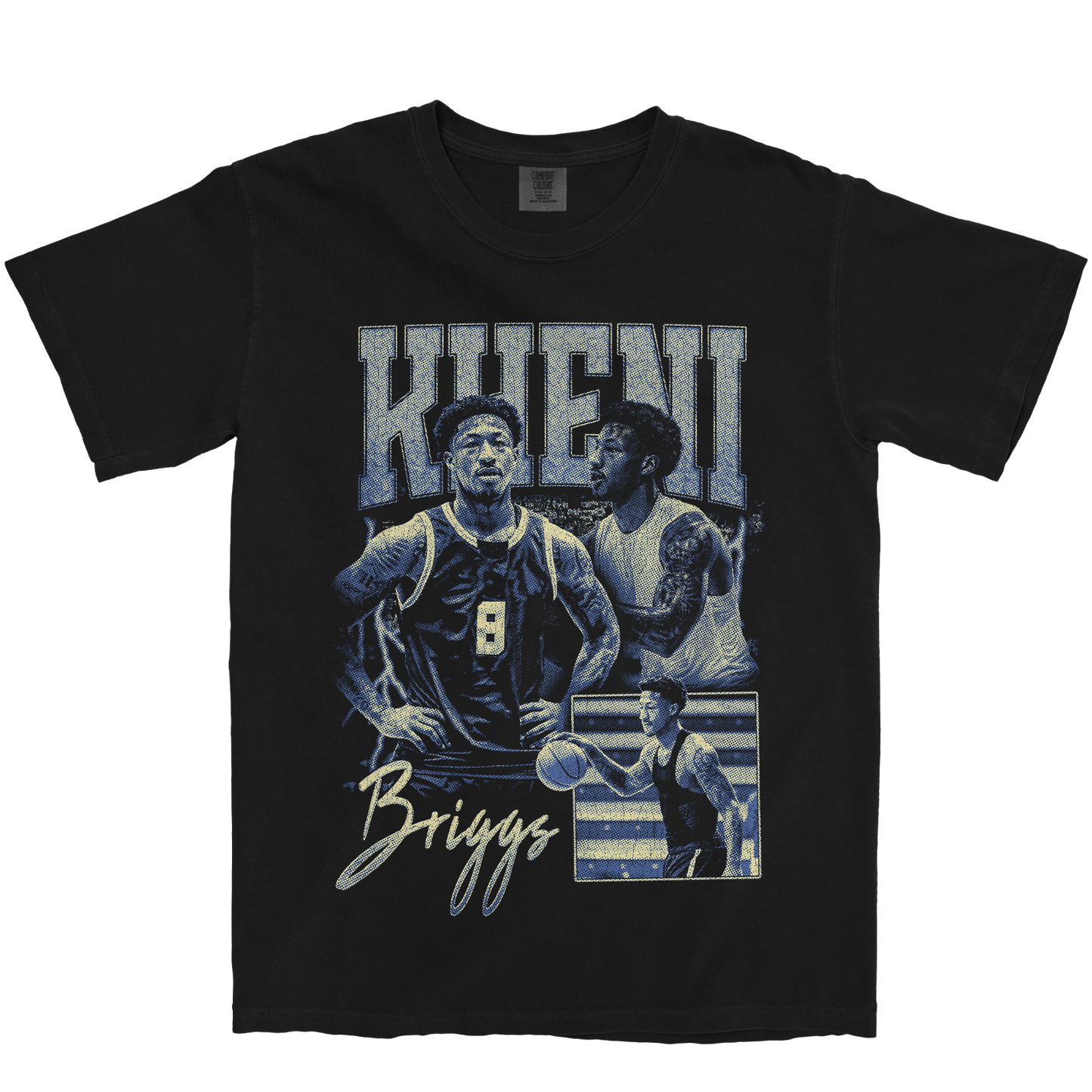 KHENI BRIGGS GRAPHIC BLACK TEE