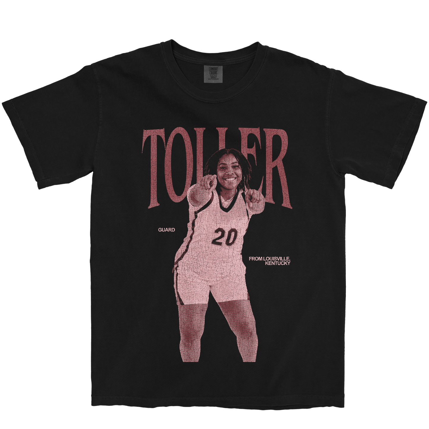 ERIN TOLLER VINTAGE BLACK TEE