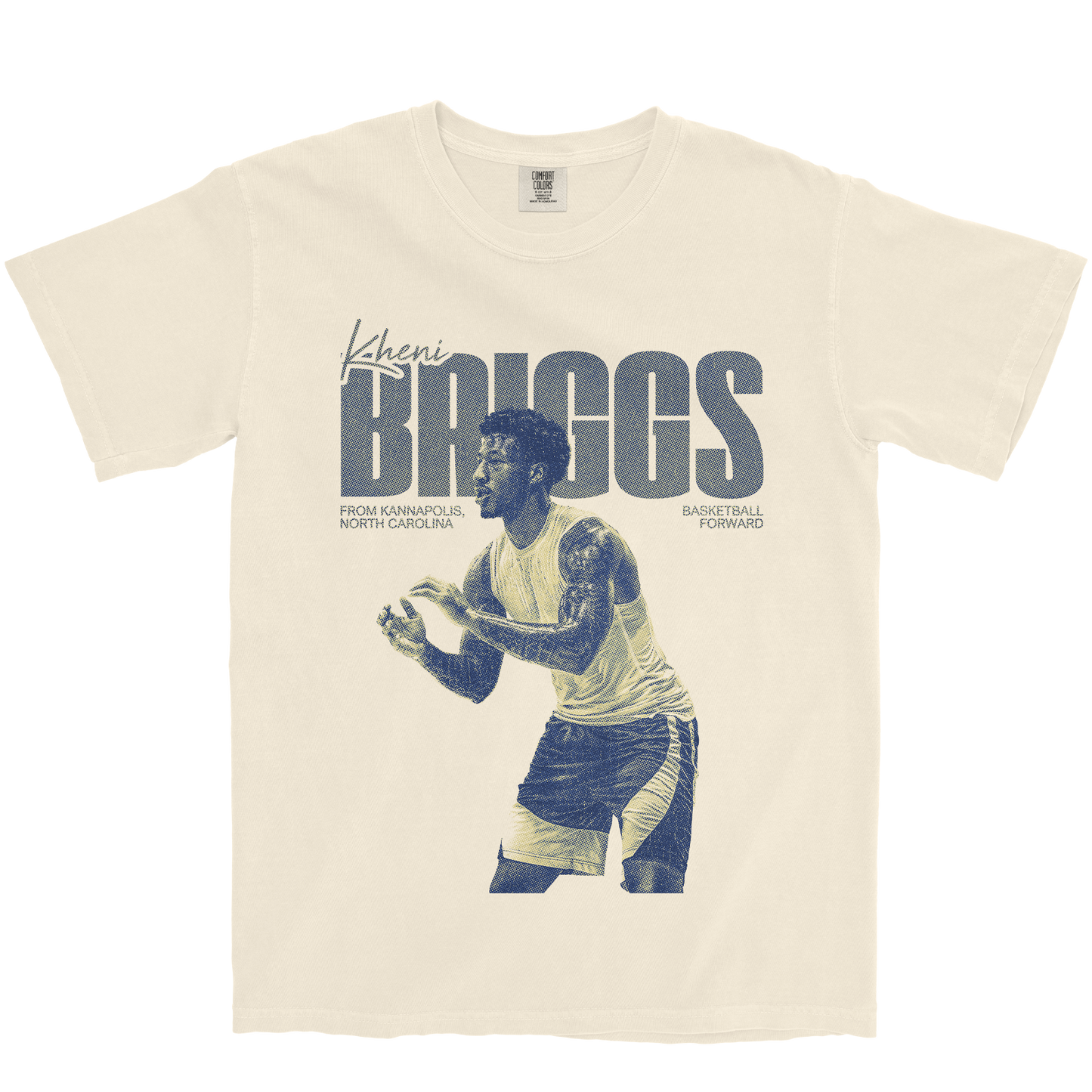 KHENI BRIGGS VINTAGE IVORY TEE