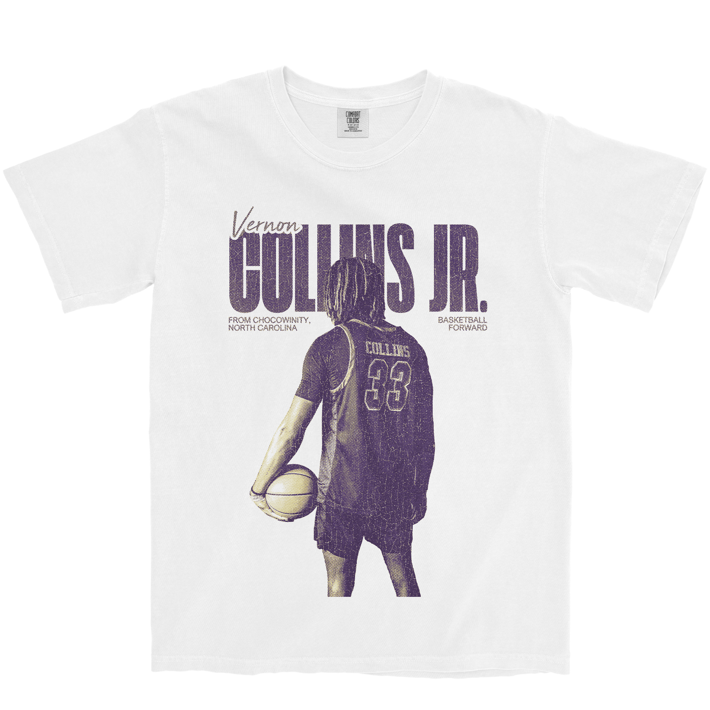 VERNON COLLINS JR. VINTAGE WHITE TEE