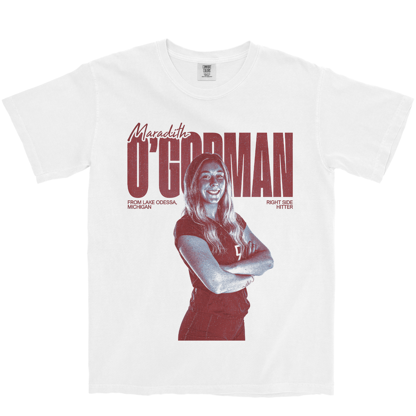 MARADITH O'GORMAN VINTAGE WHITE TEE