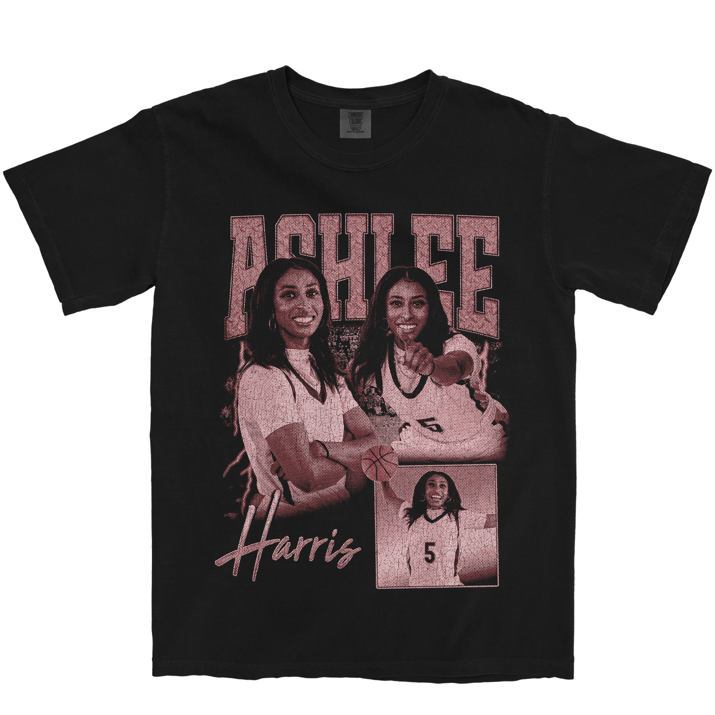 ASHLEE HARRIS GRAPHIC BLACK TEE