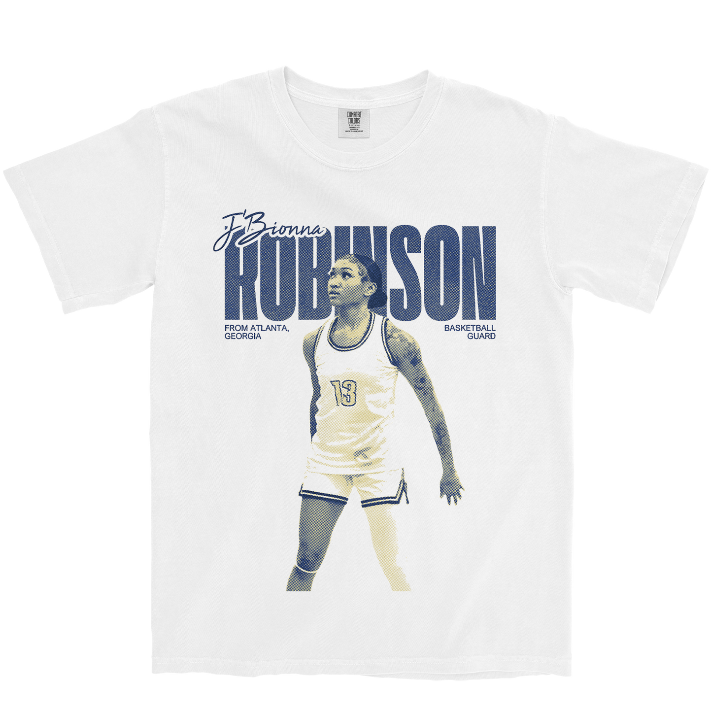 J'BIONNA ROBINSON VINTAGE WHITE TEE