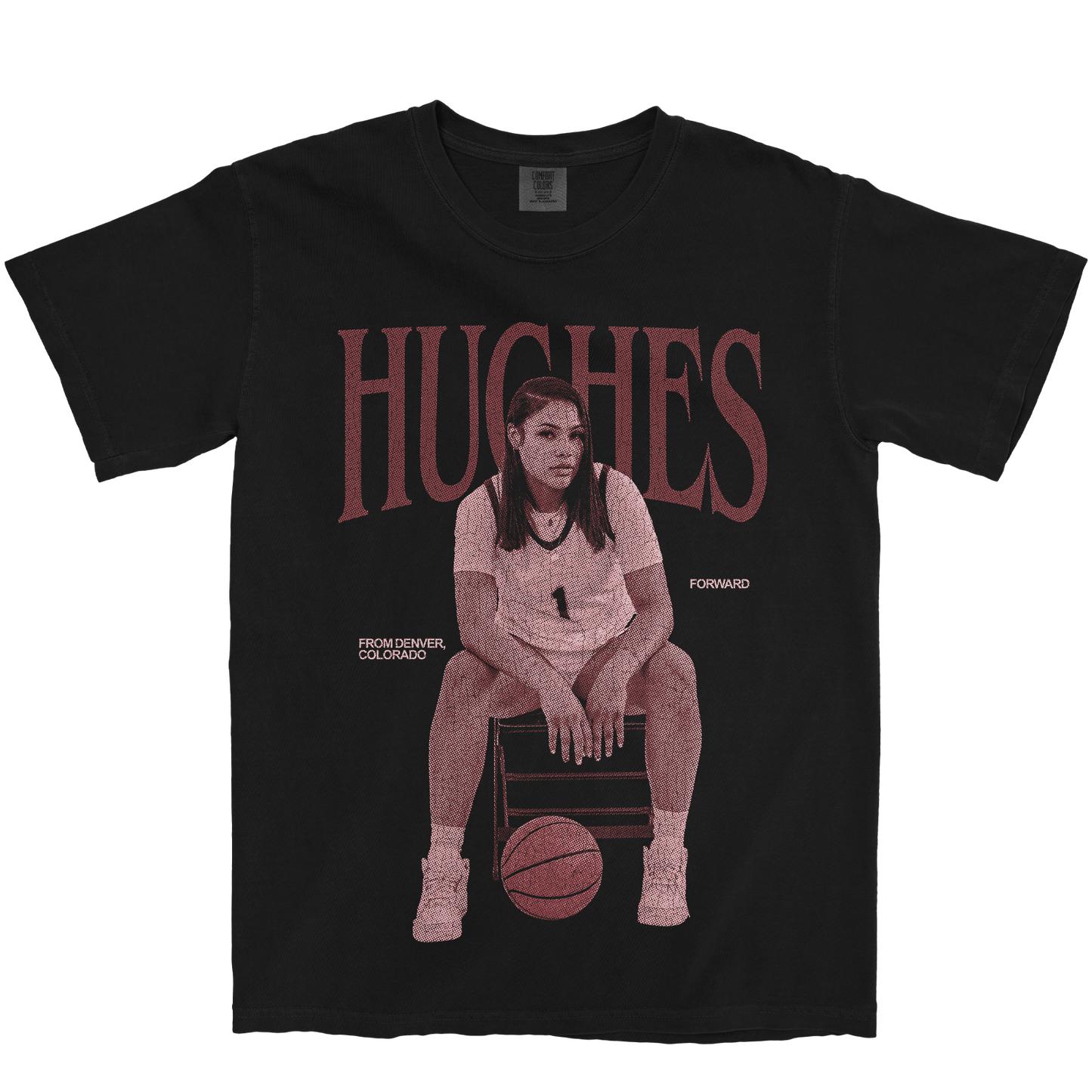 SEAIRRA HUGHES VINTAGE BLACK TEE