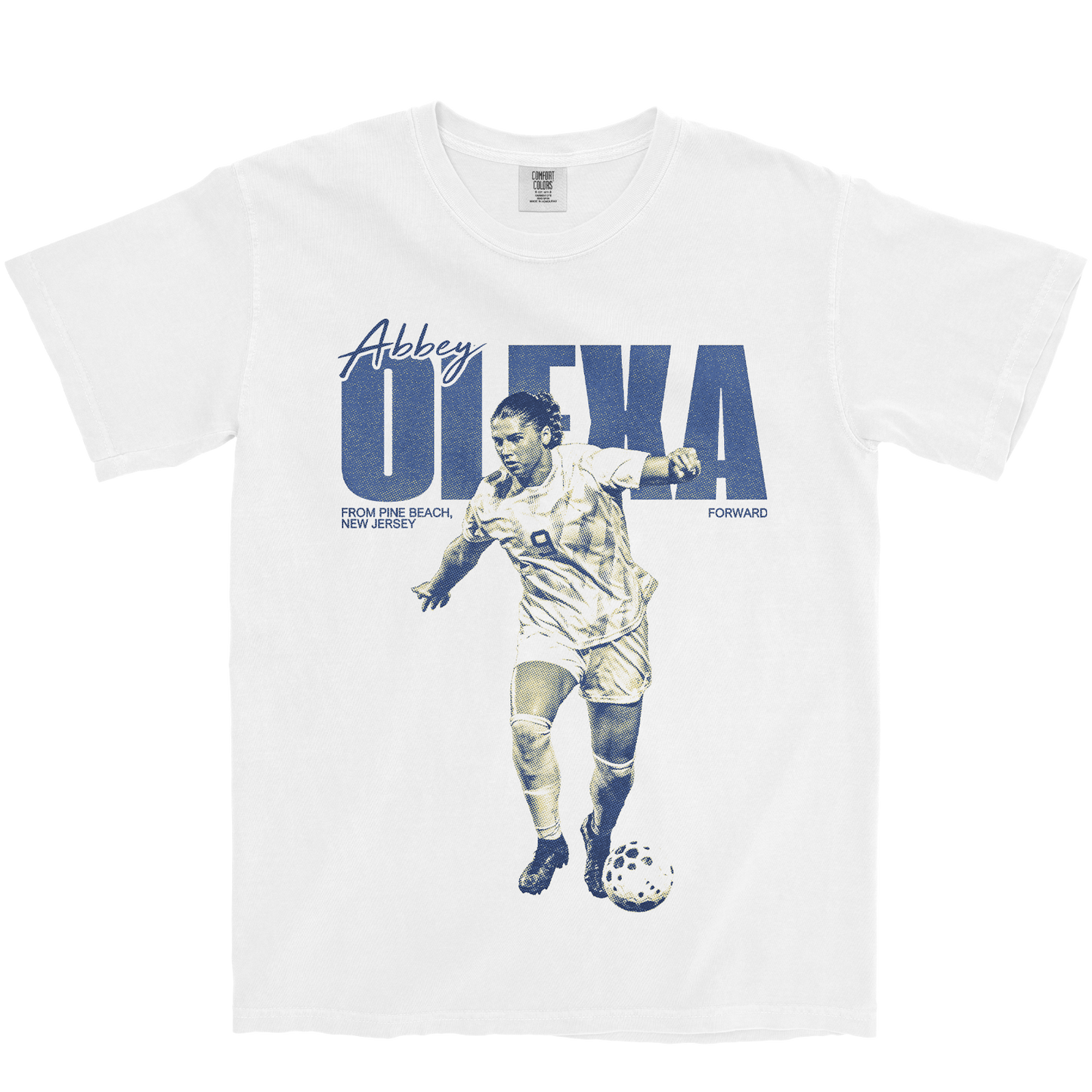 ABBEY OLEXA VINTAGE WHITE TEE