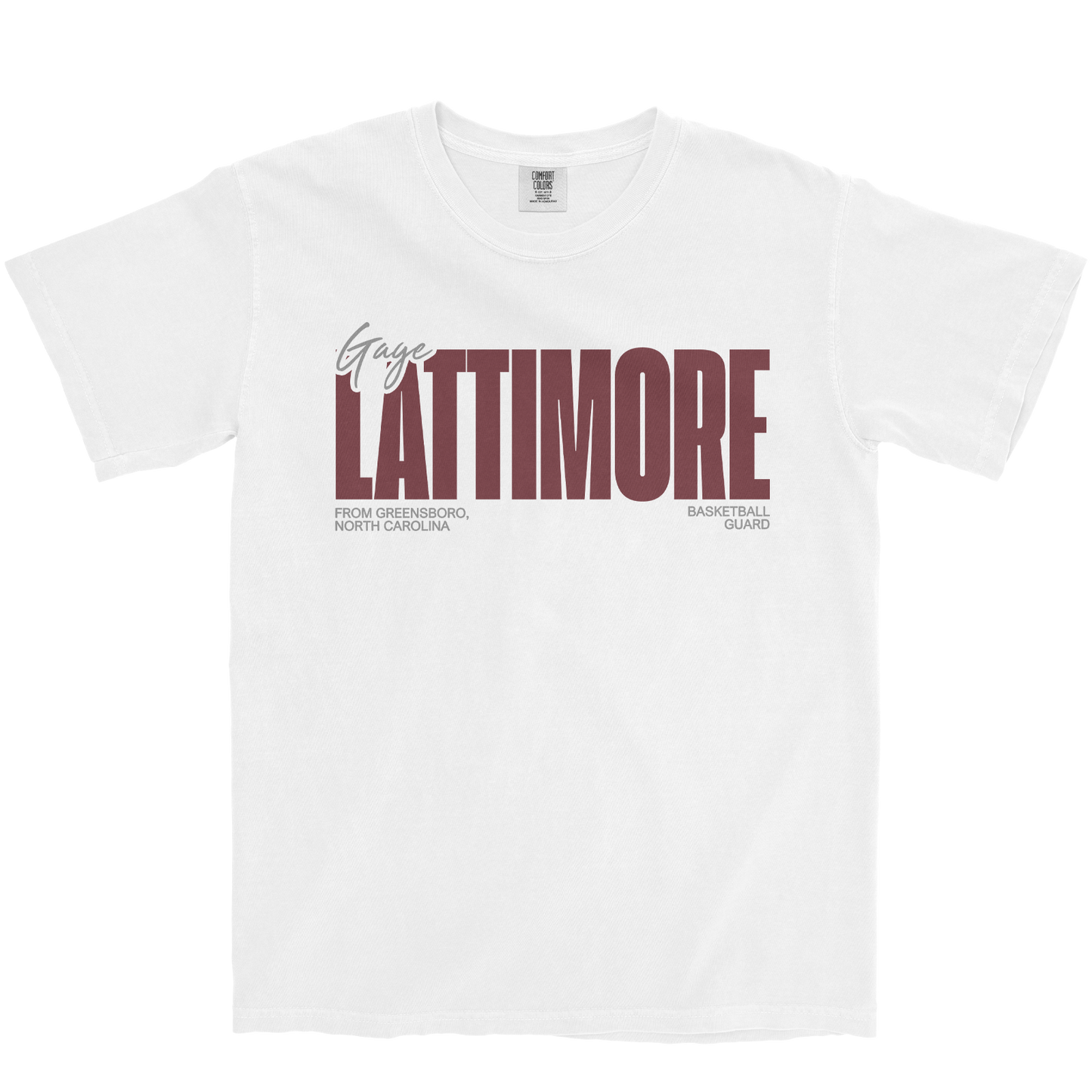 GAGE LATTIMORE CLASSIC WHITE TEE