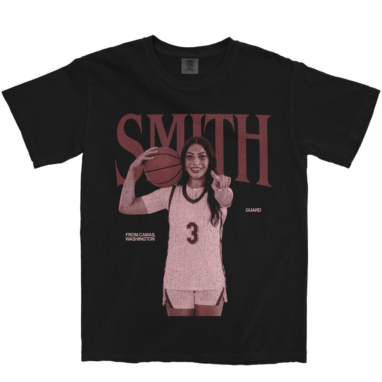 AVA SMITH VINTAGE BLACK TEE