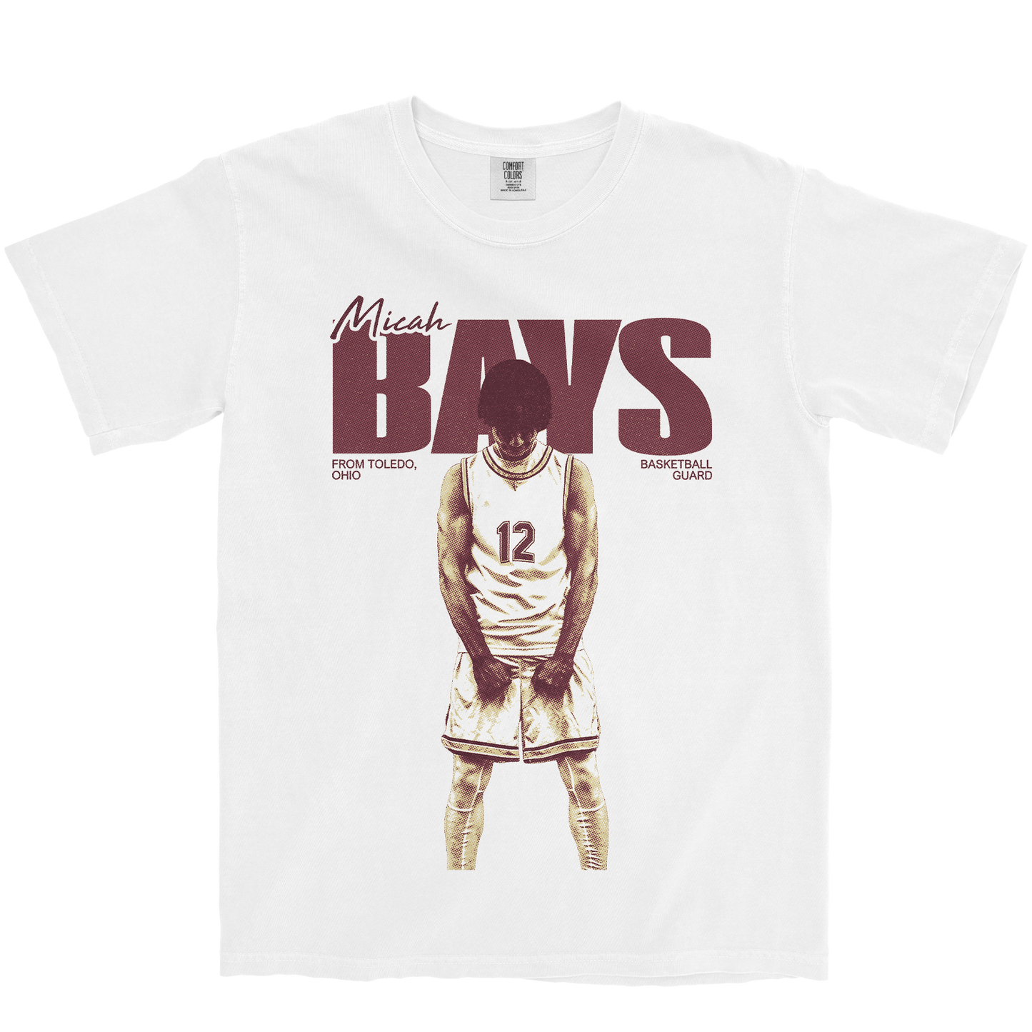 MICAH BAYS VINTAGE WHITE TEE