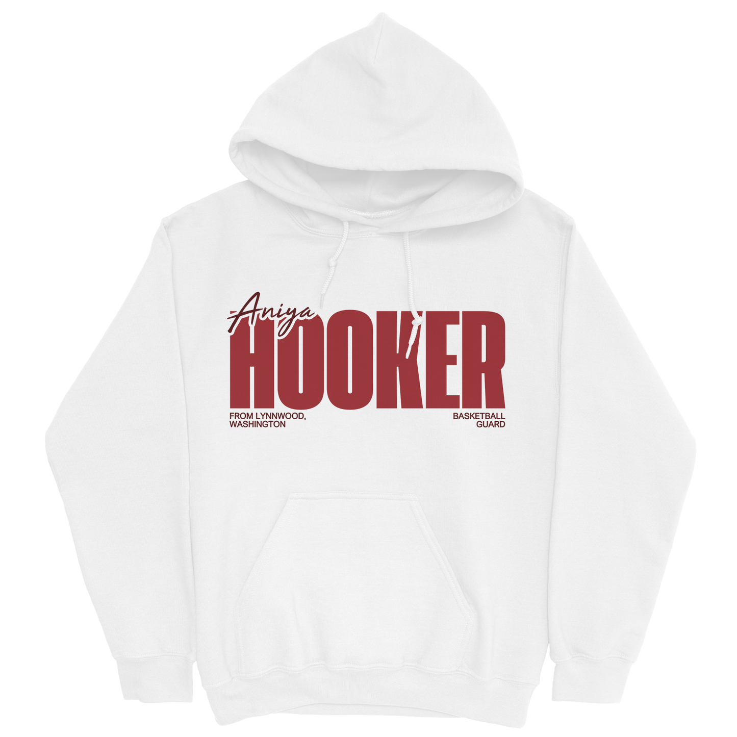 ANIYA HOOKER CLASSIC WHITE HOODIE