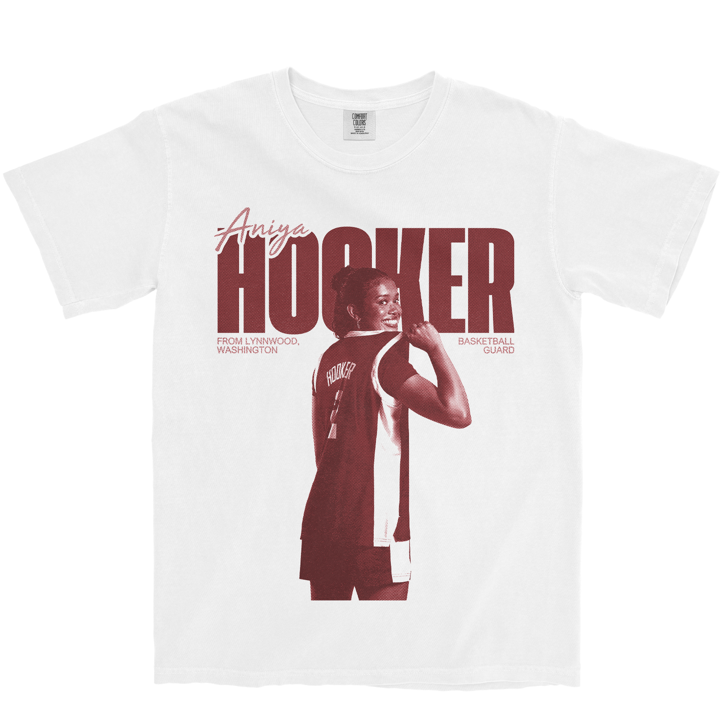 ANIYA HOOKER VINTAGE WHITE TEE