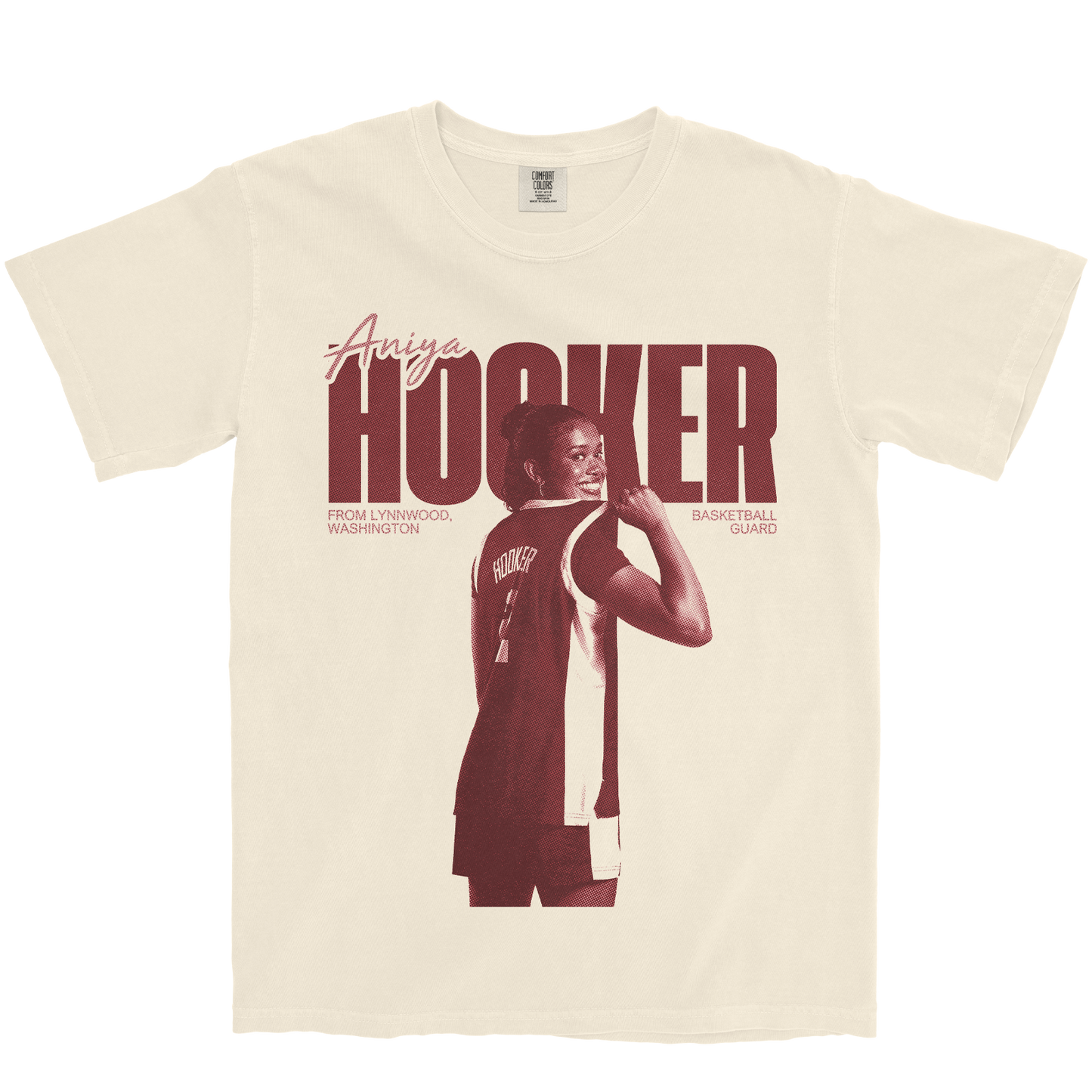 ANIYA HOOKER VINTAGE IVORY TEE