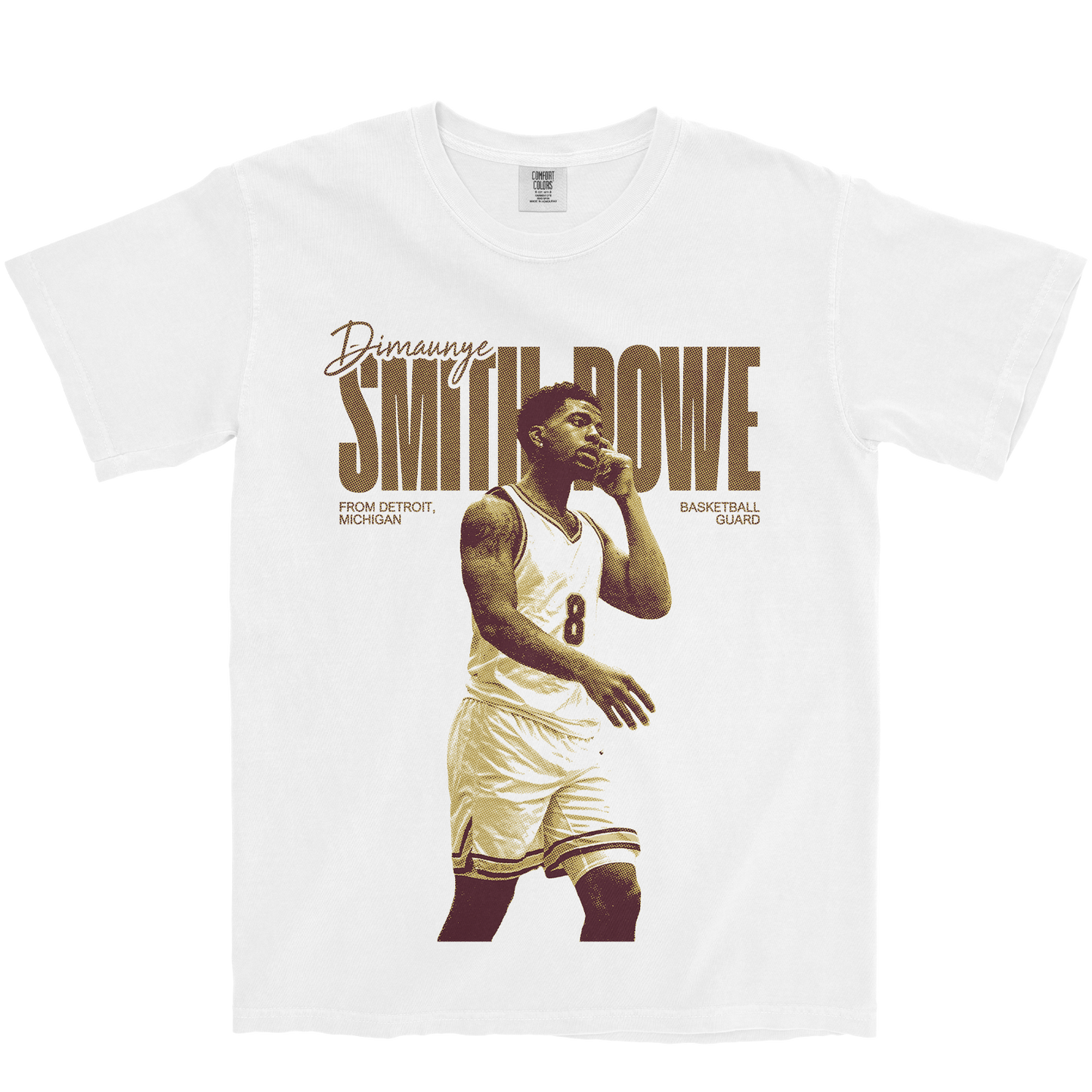 DIMAUNYE SMITH-POWE VINTAGE WHITE TEE