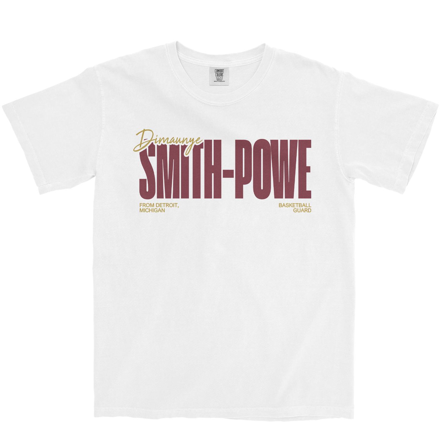 DIMAUNYE SMITH-POWE CLASSIC BLACK TEE