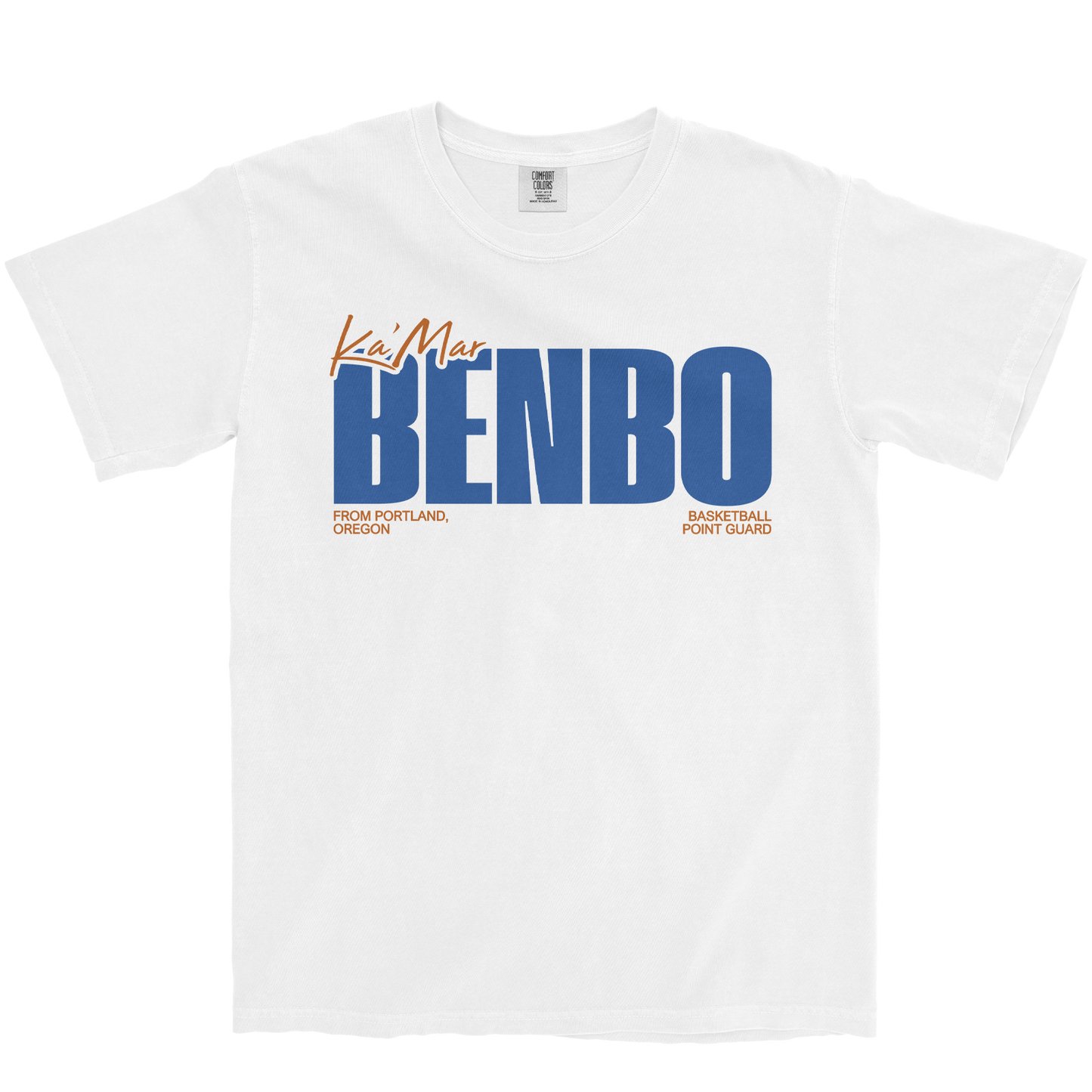 KA'MAR BENBO CLASSIC BLACK TEE